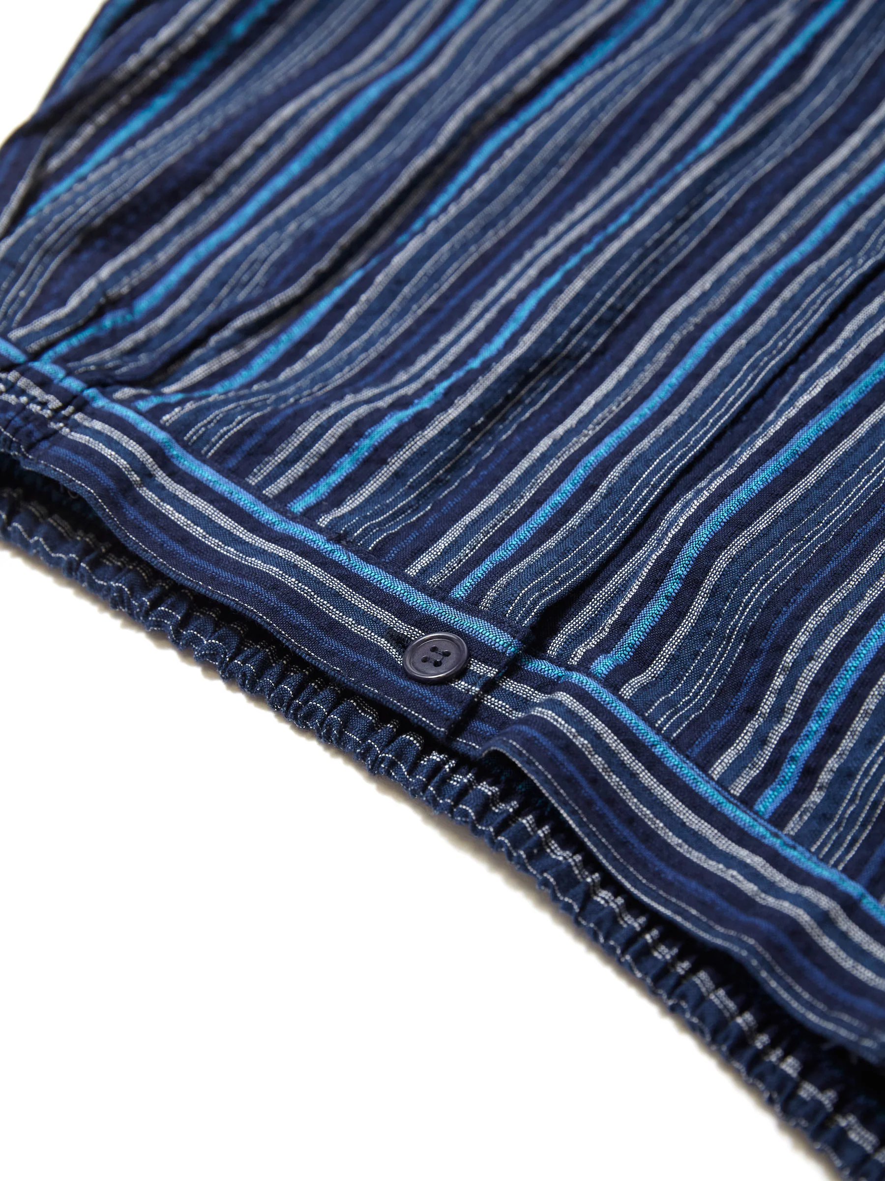 Aizome Jinbei Natural Cotton Shirt and Shorts - Image 7