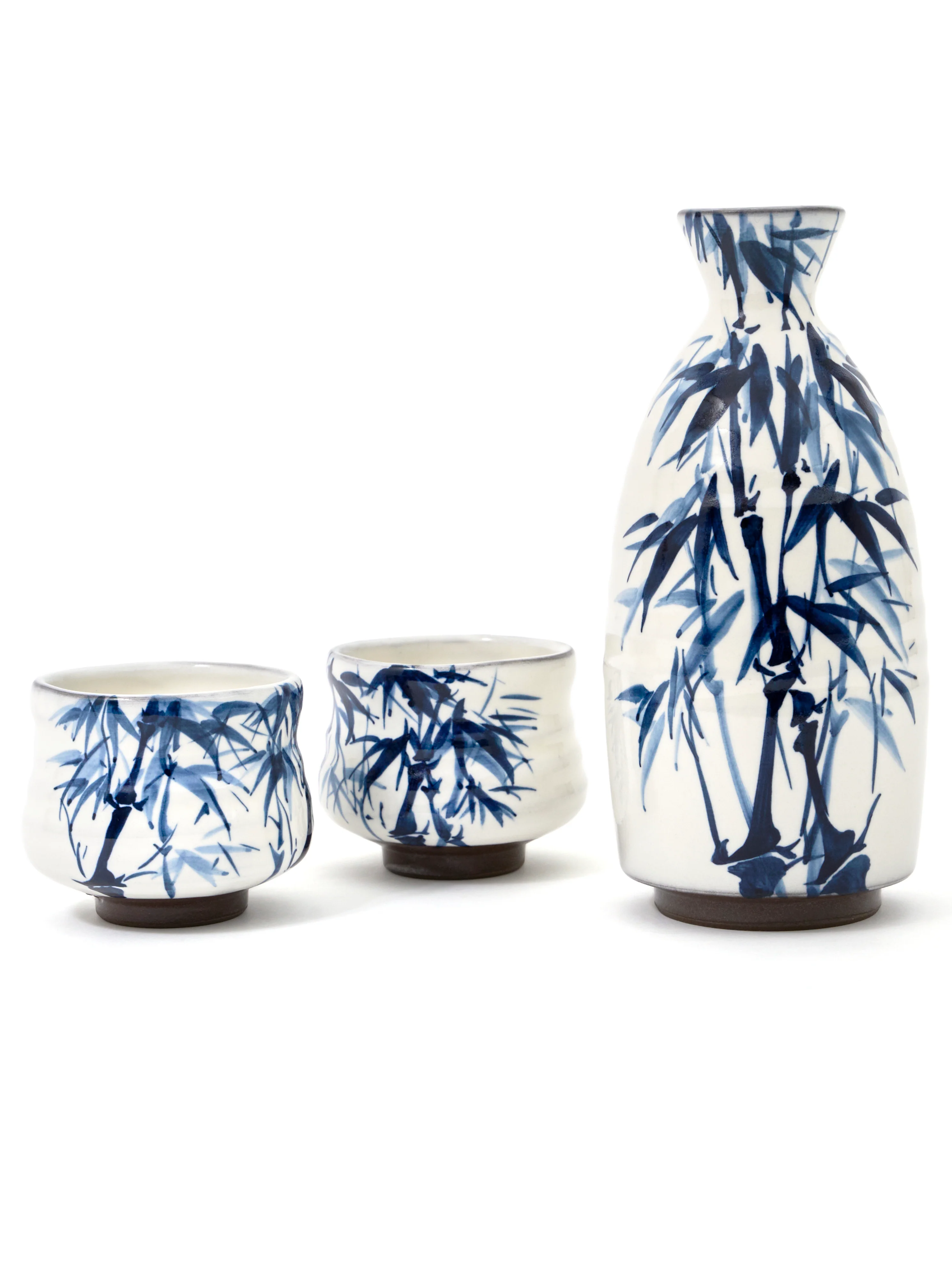 Bamboo Kyoto Ware Japanese Sake Set by Touan - Image 3