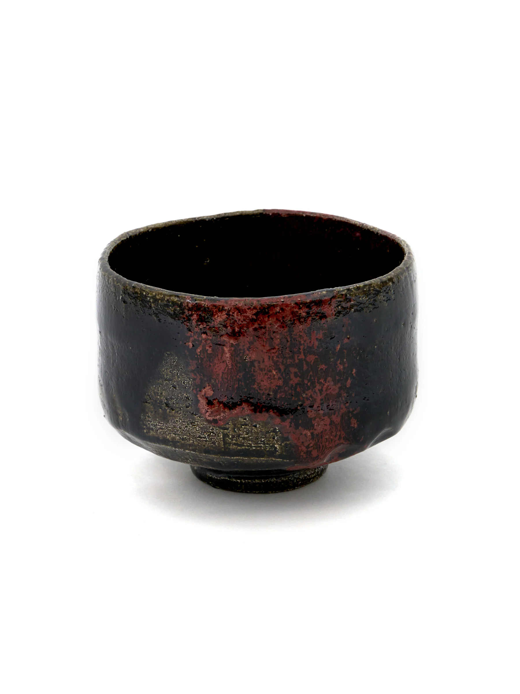 Black Raku Pottery Chawan Matcha Bowl by Shuraku - Image 3
