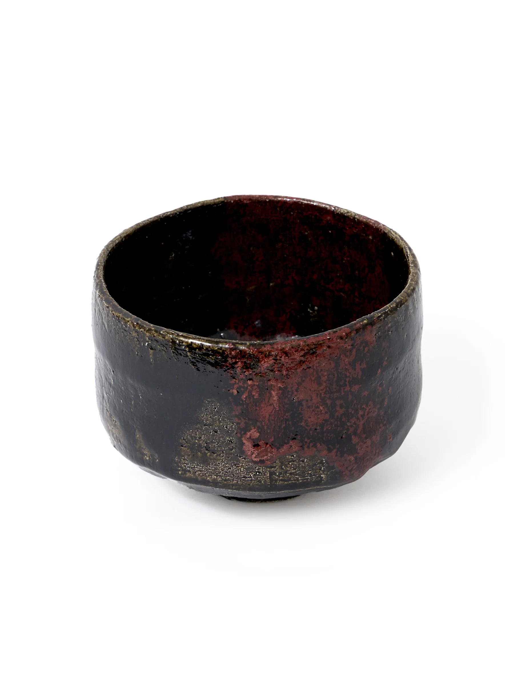 Black Raku Pottery Chawan Matcha Bowl by Shuraku - Image 4