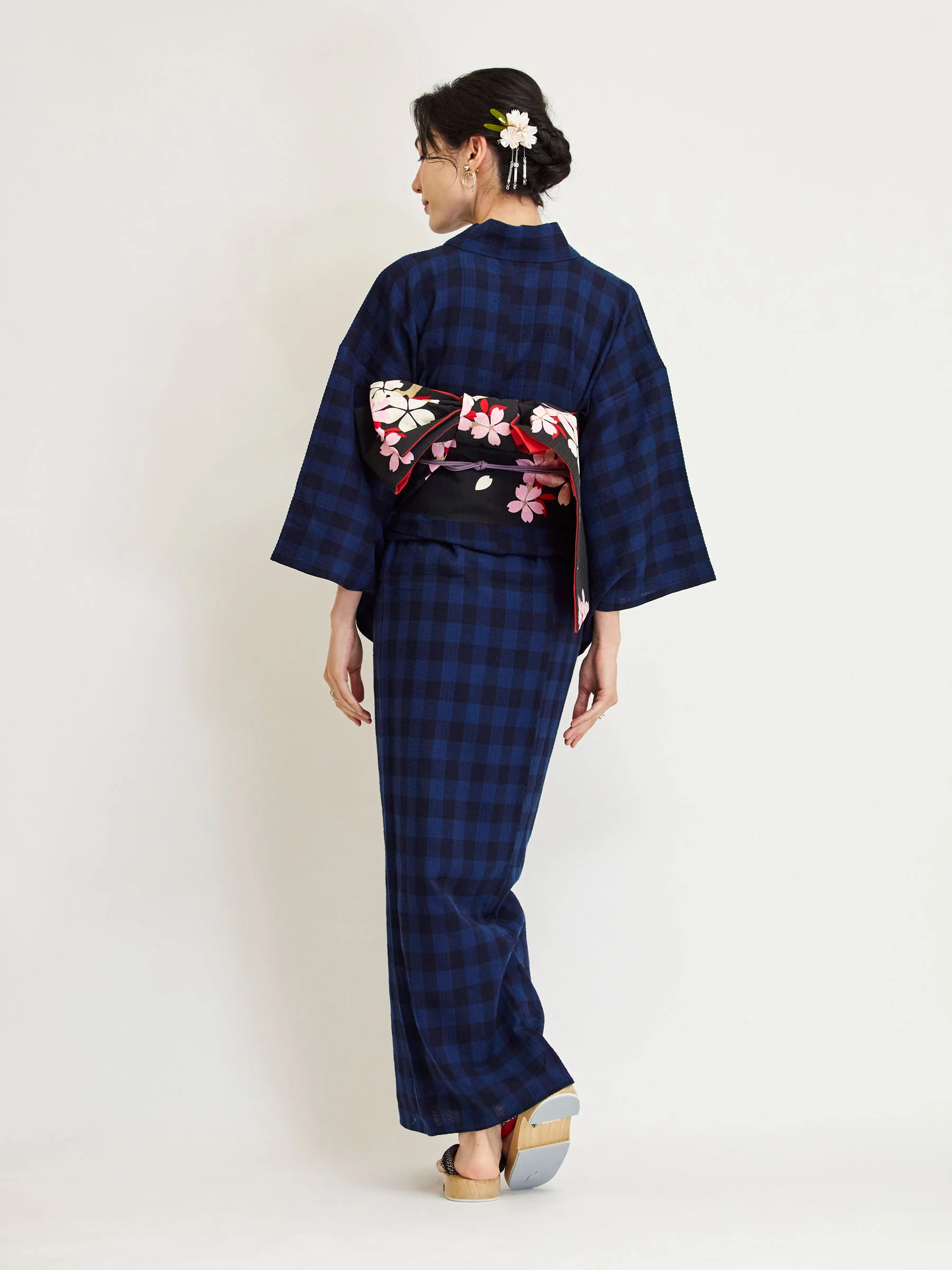 Blue Benkei Yukata - Image 4