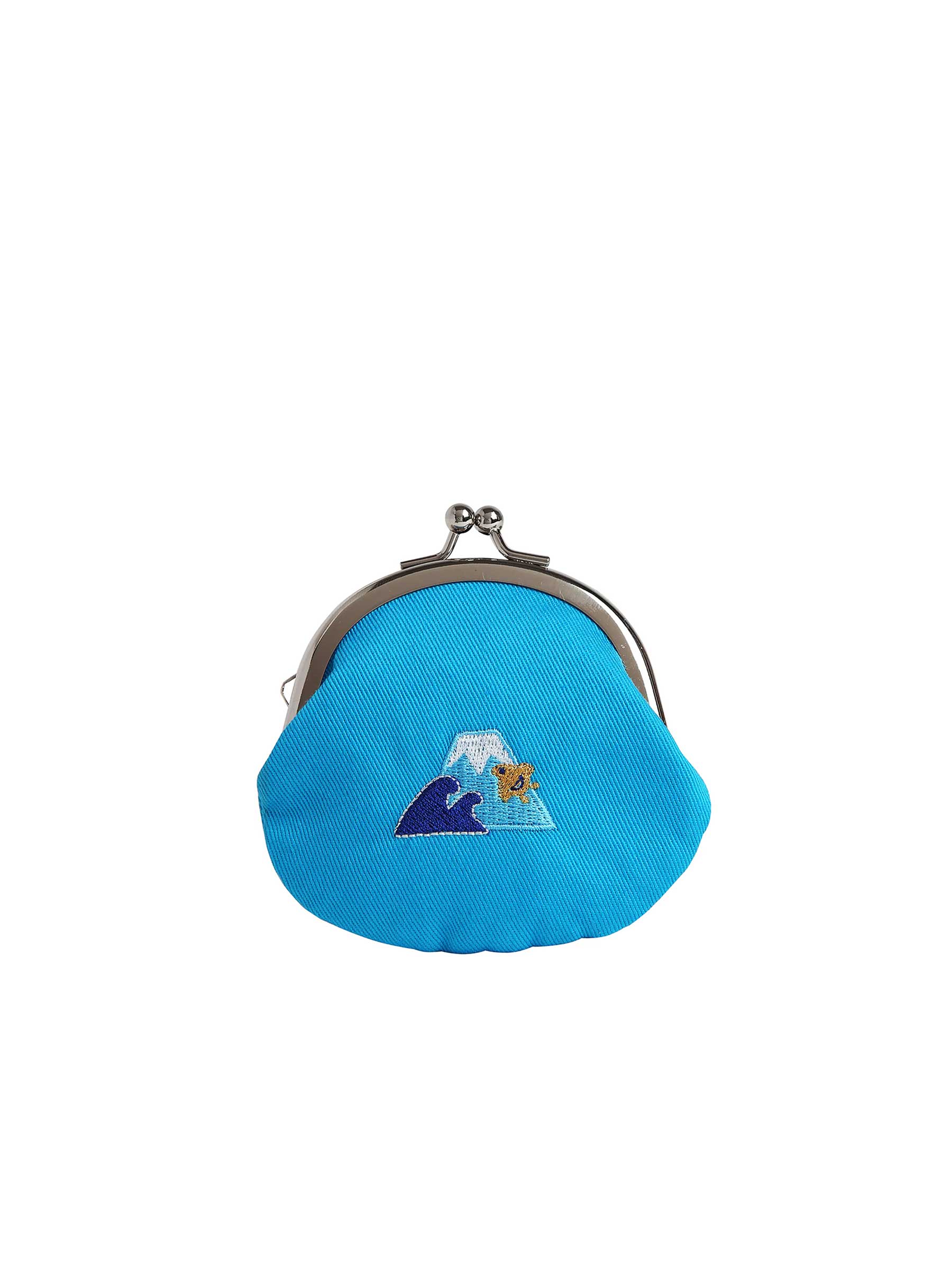 Blue Fuji Mini Coin Purse