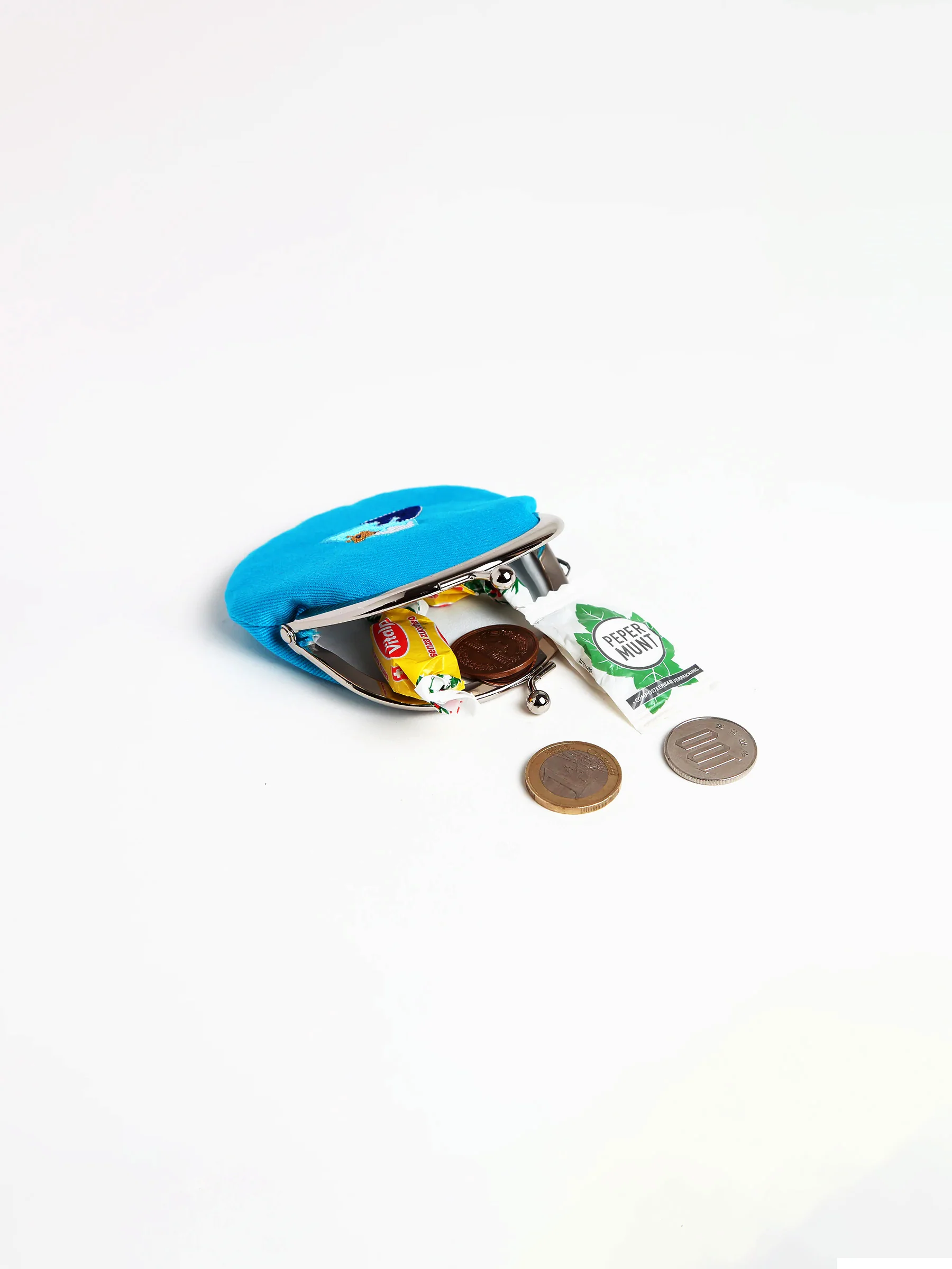 Blue Fuji Mini Coin Purse - Image 4