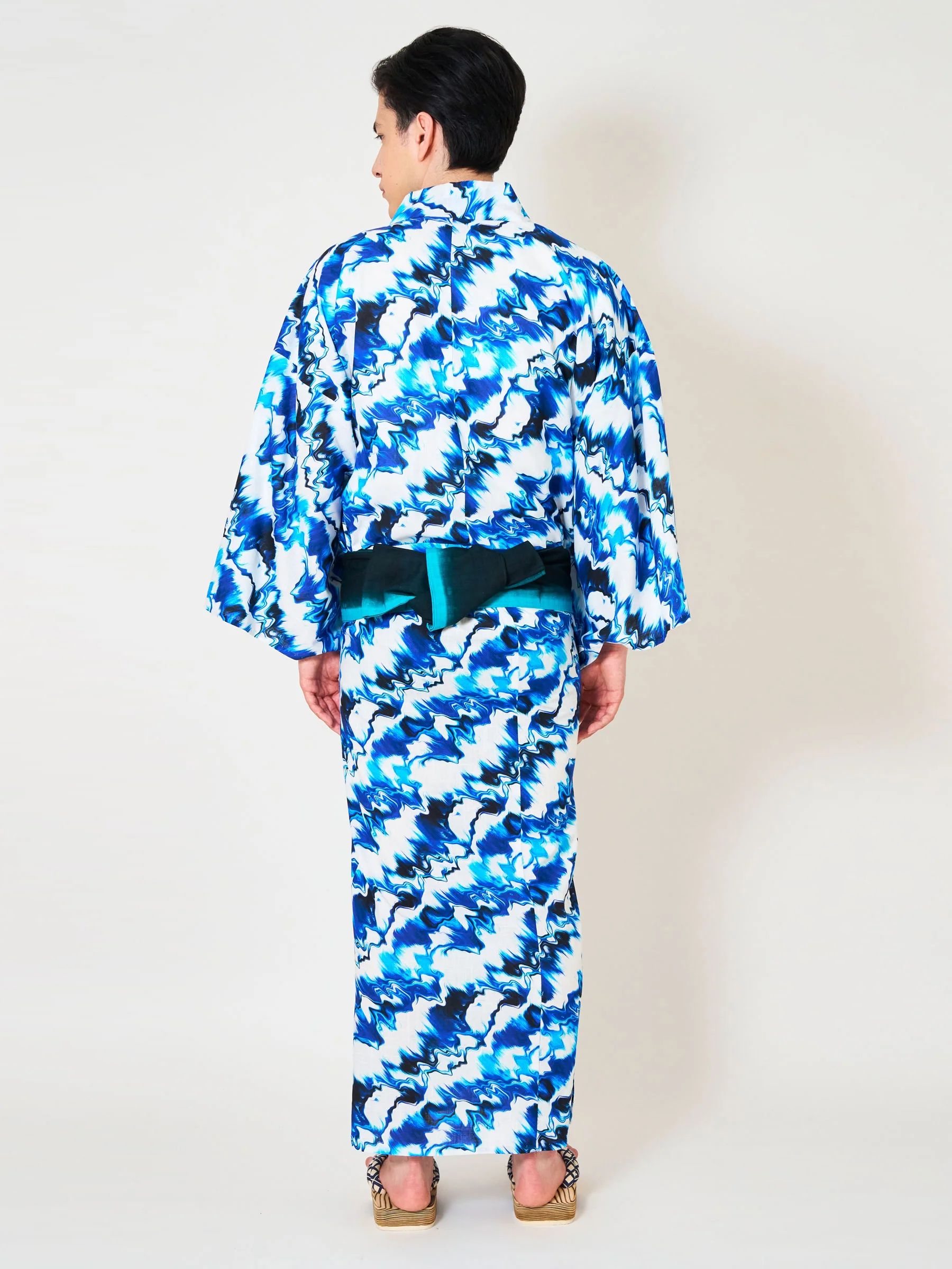 Blue Marble Men's Yukata - Image 4