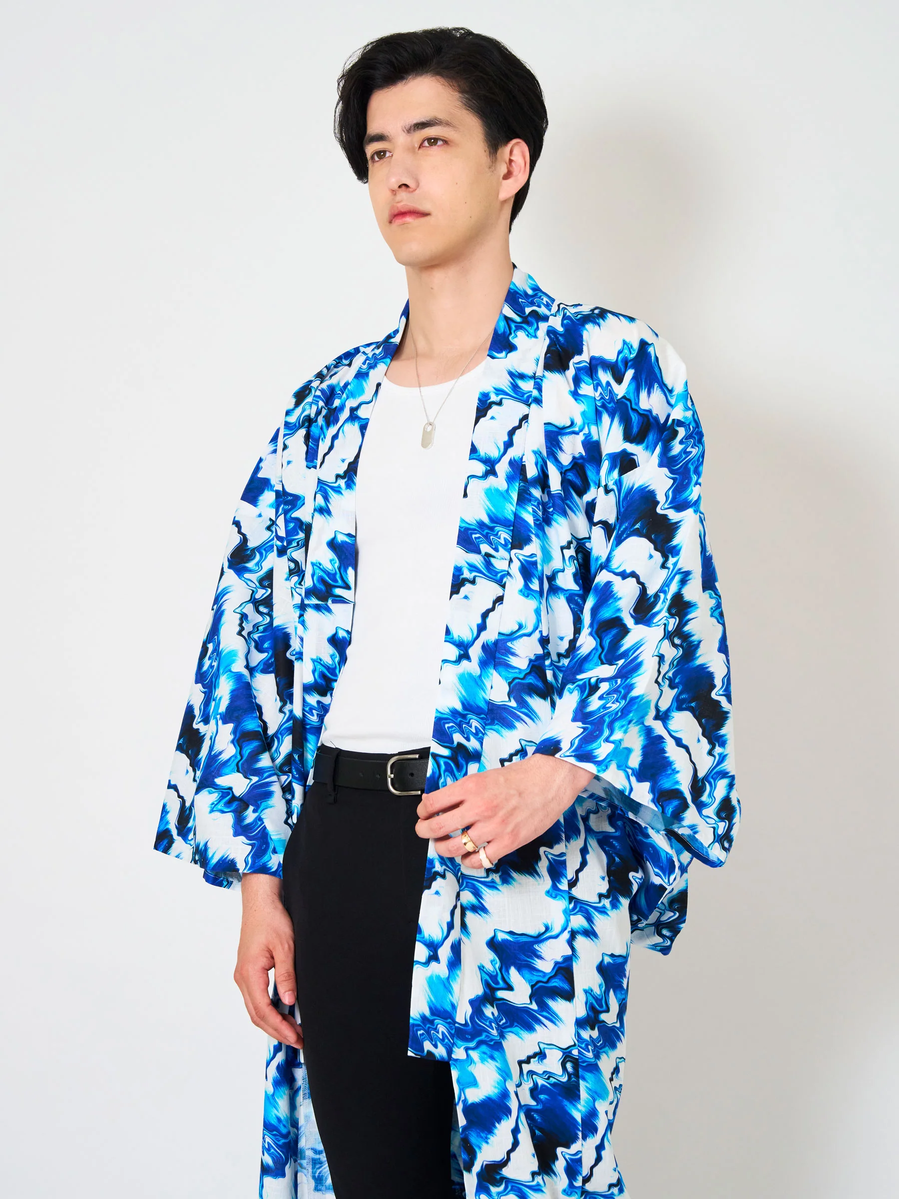 Blue Marble Men's Yukata - Image 6