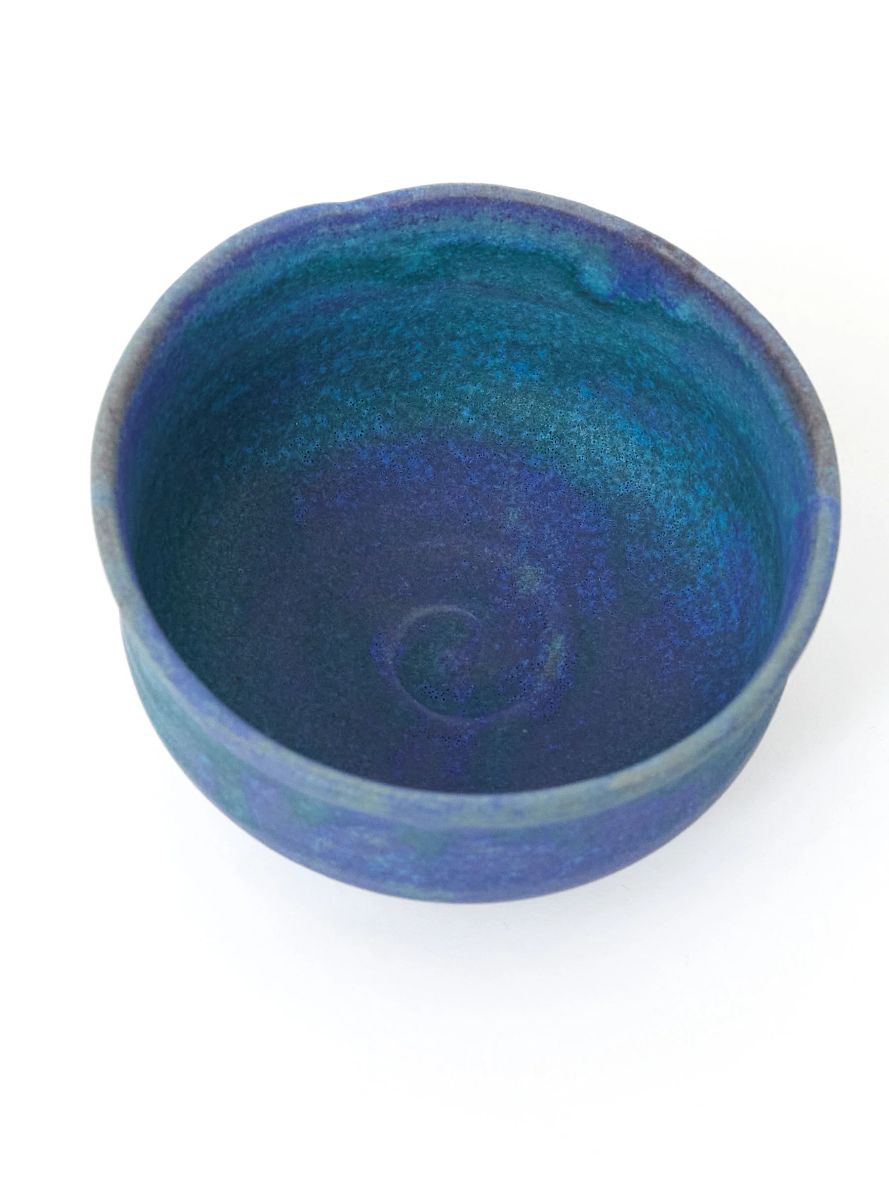Blue Tokoname Ware Chawan Matcha Bowl - Image 3