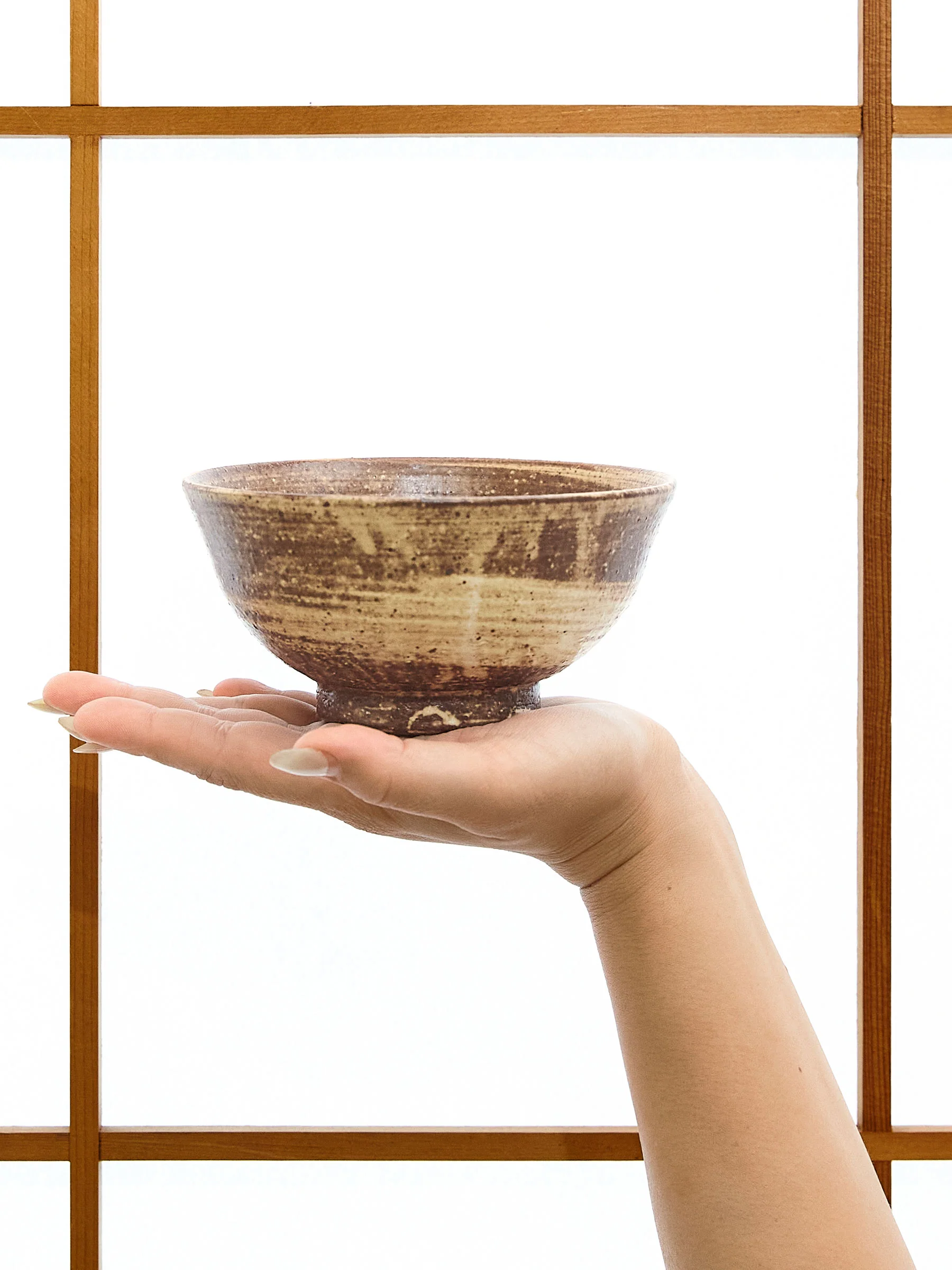 Brown Tokoname Ware Chawan Matcha Bowl - Image 5