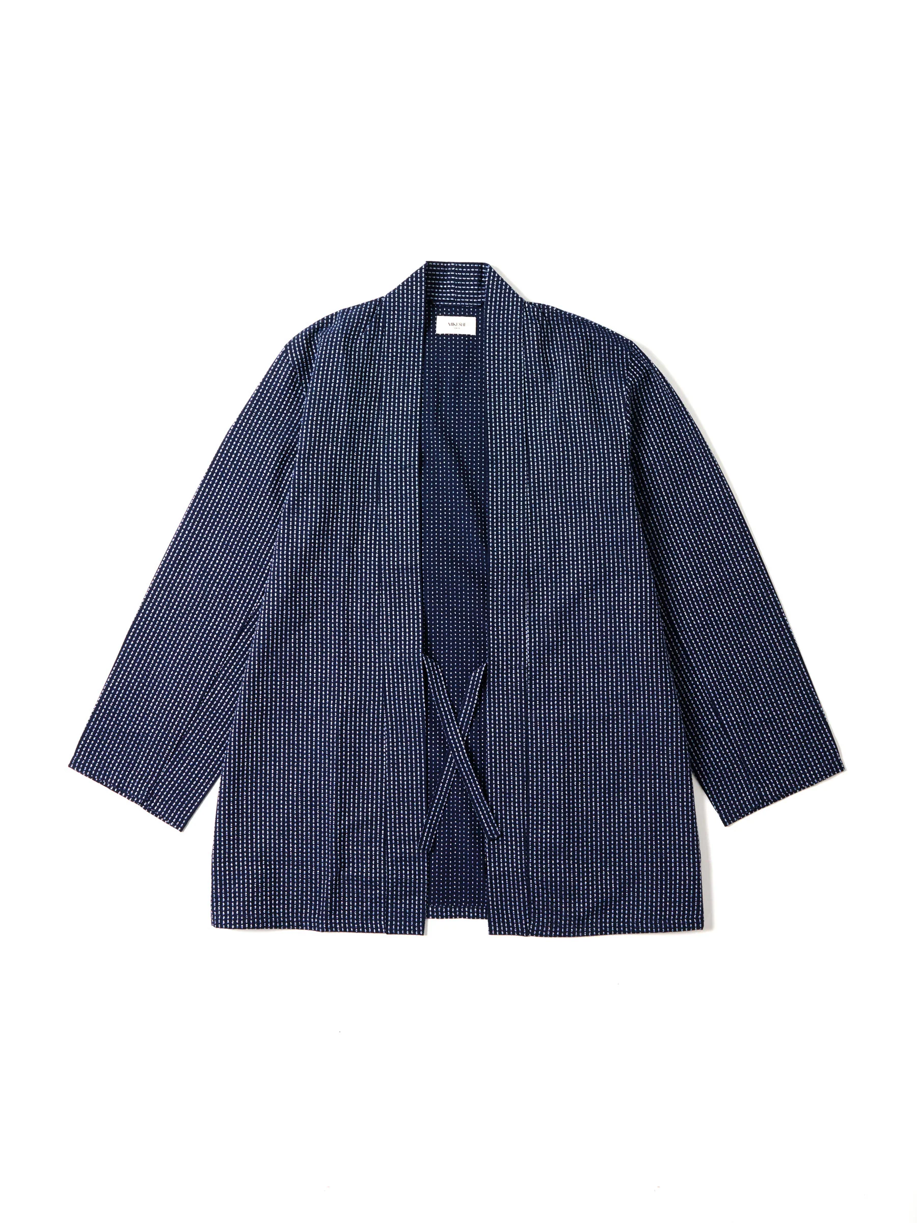 Classic Sashiko Haori Kimono Jacket by Mikeshi - Image 13