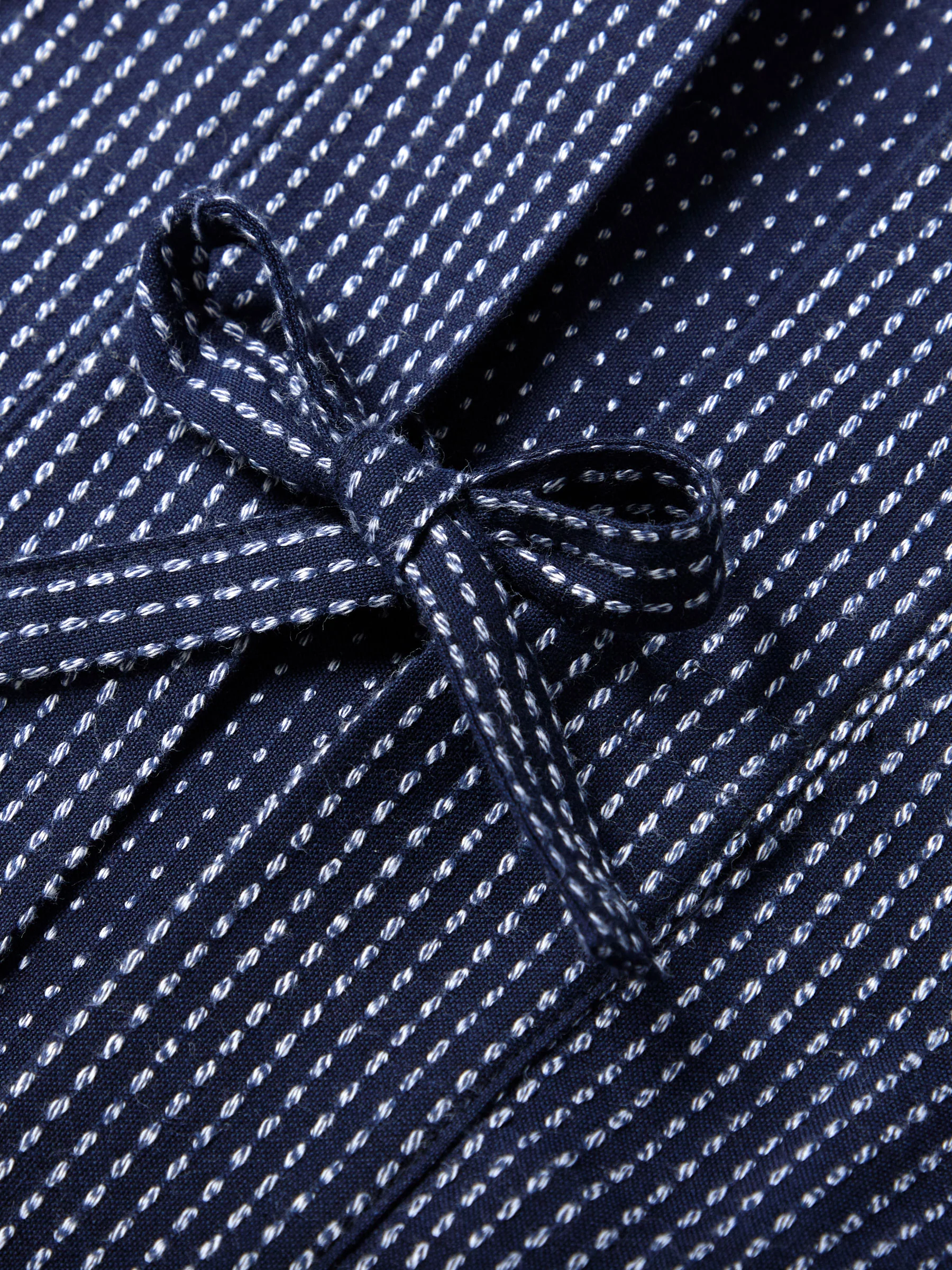 Classic Sashiko Haori Kimono Jacket by Mikeshi - Image 9