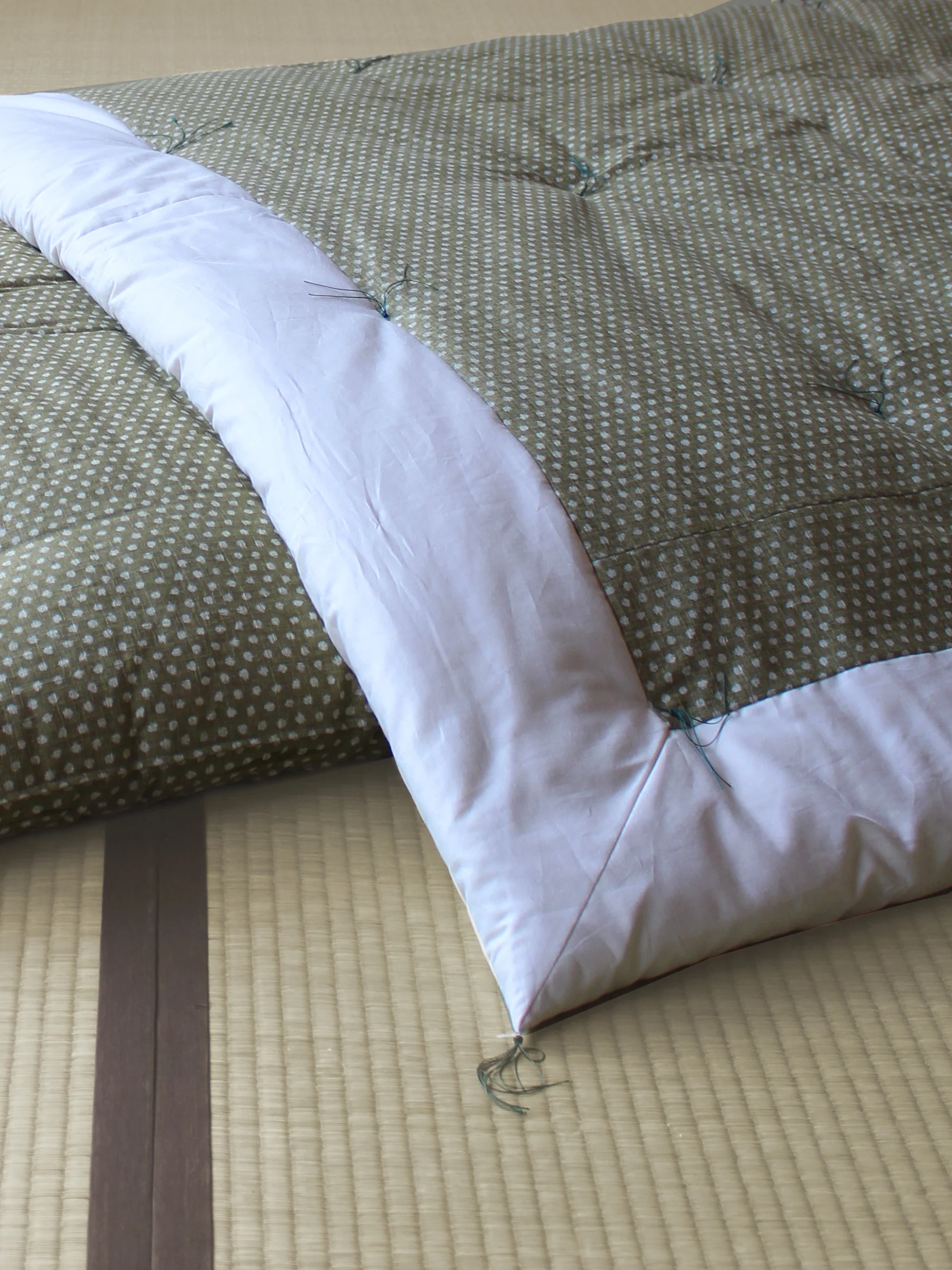 Natural Cotton Japanese Futon Mattress & Duvet Set - Image 14