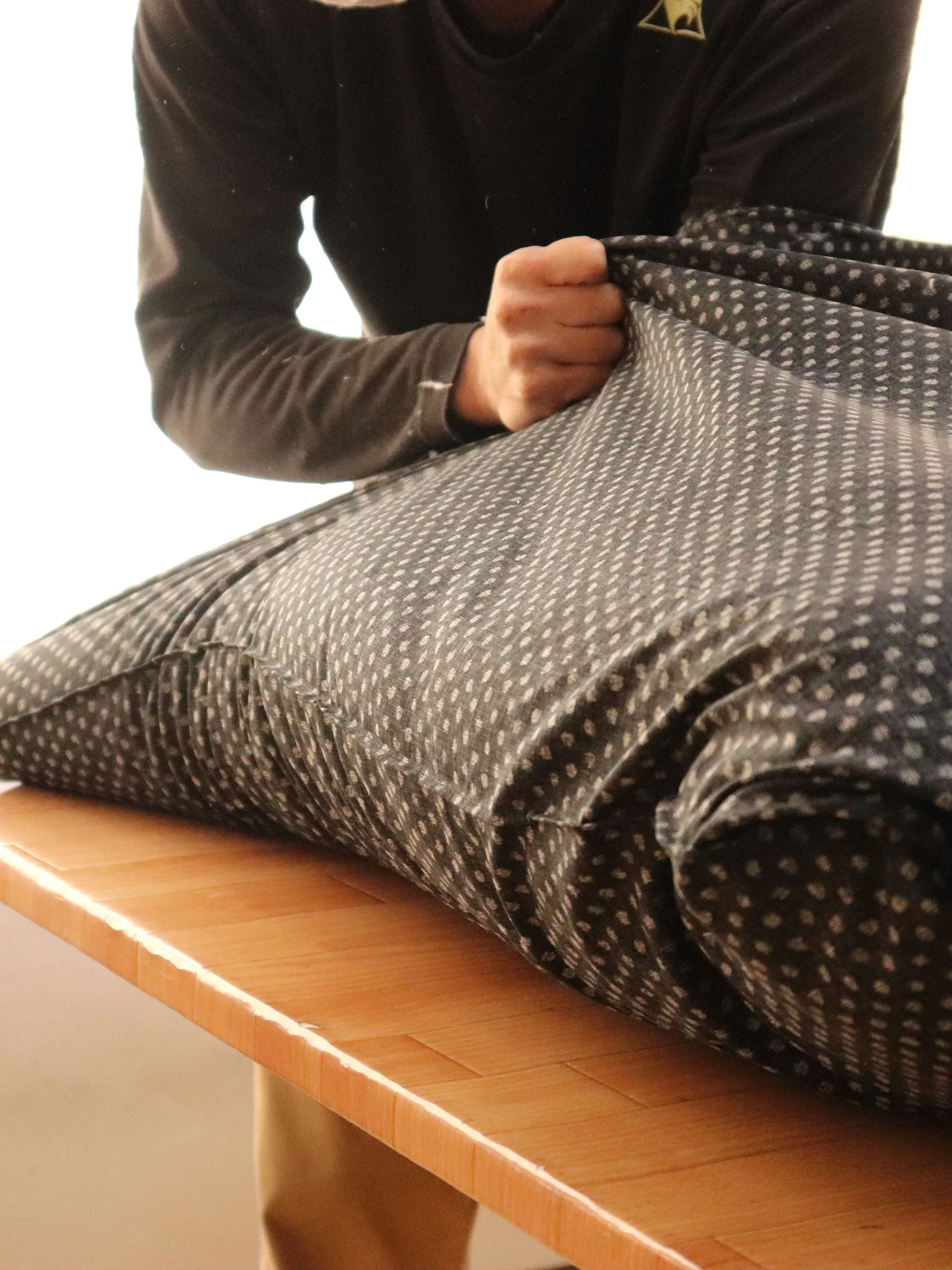 Natural Cotton Japanese Futon Mattress & Duvet Set - Image 24