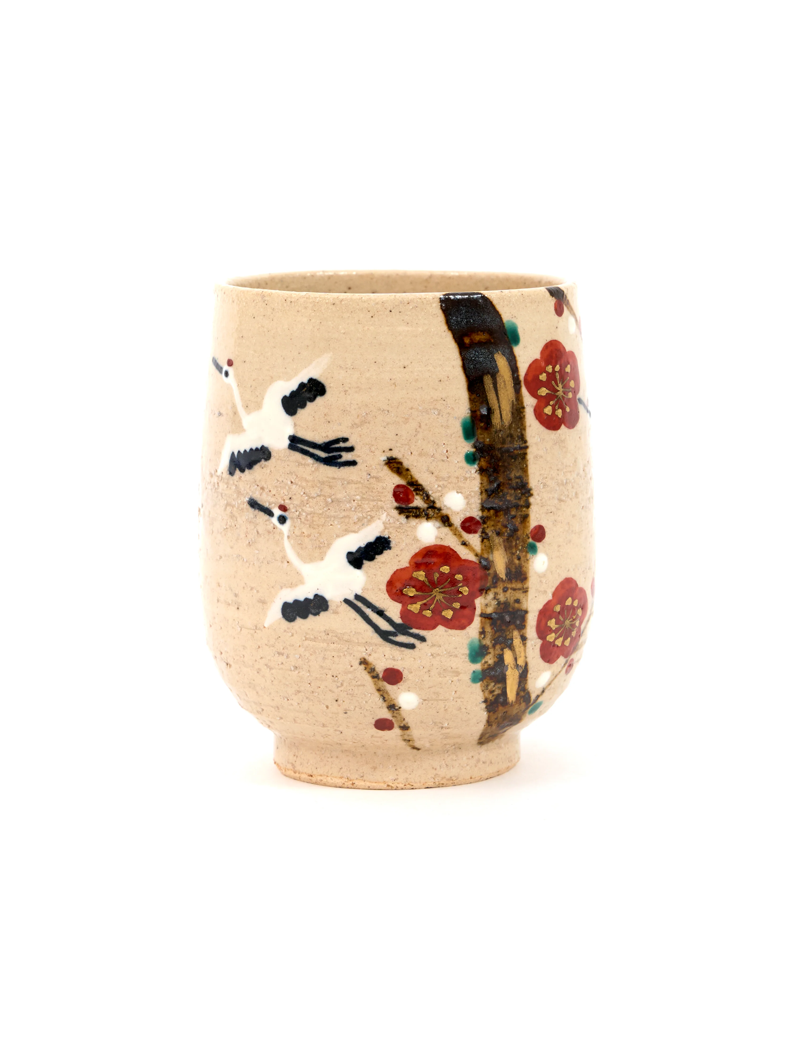 Crane Kyoto Ware Yunomi Teacup Set by Kitaya (6fl.oz/170ml) - Image 4