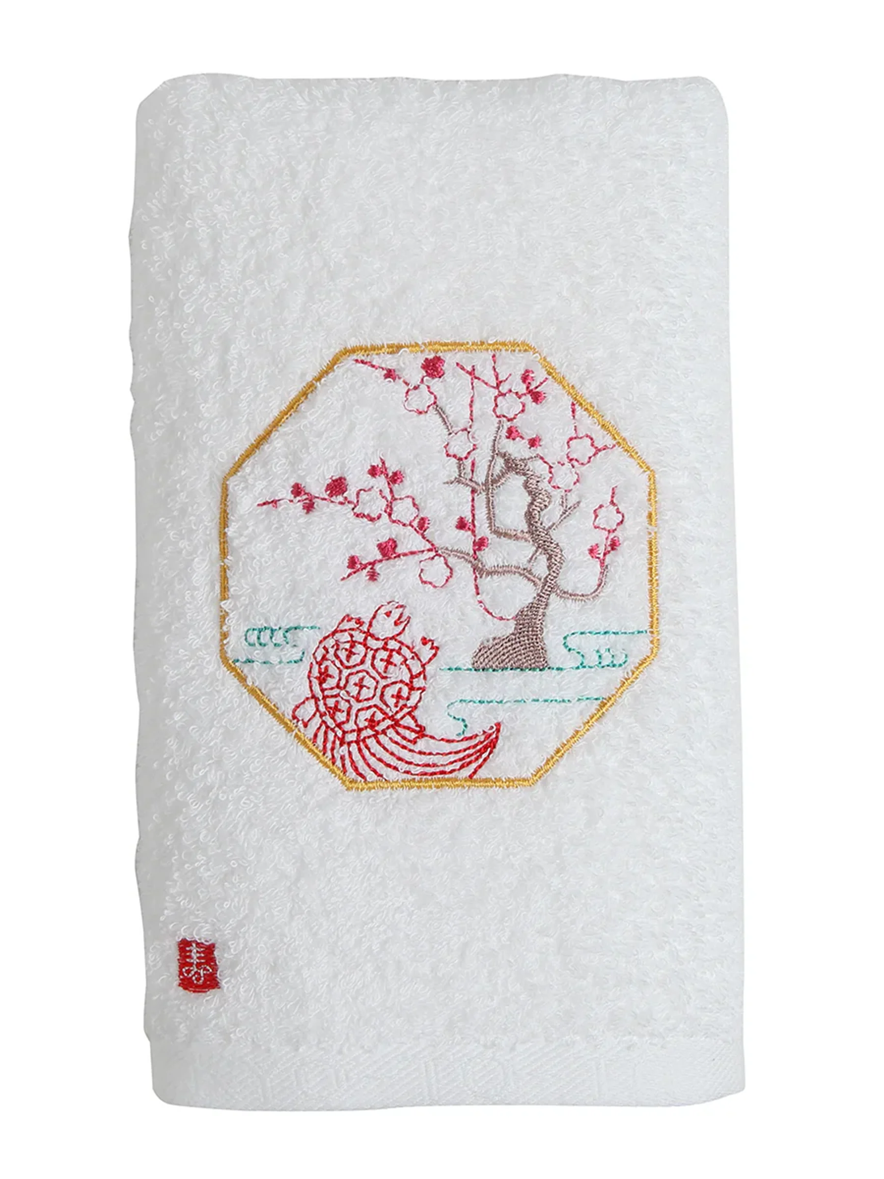 Crane & Turtle Senshu Face Towel Set by KYO-TO-TO - Image 6
