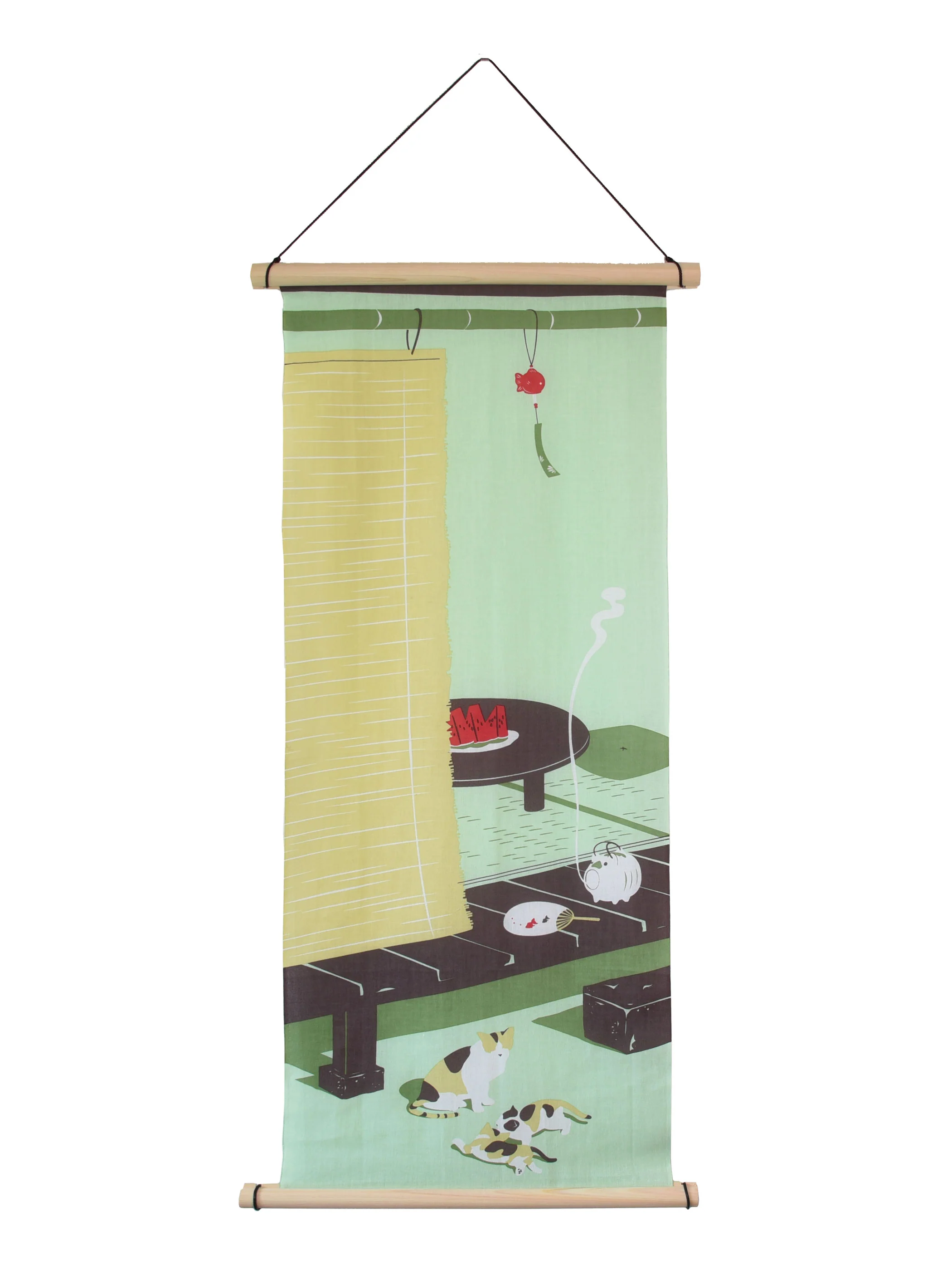 Japanese Cypress Tenugui Tapestry Hanger - Image 5