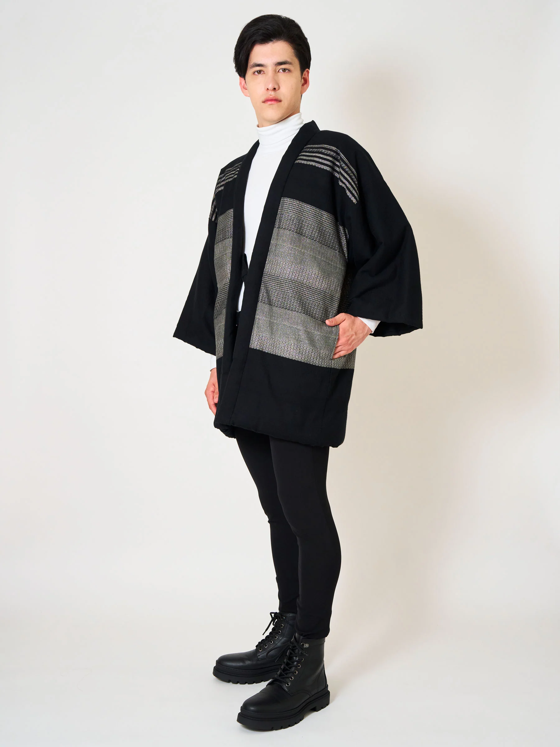 Fukuju Reversible Hanten Padded Jacket - Image 3