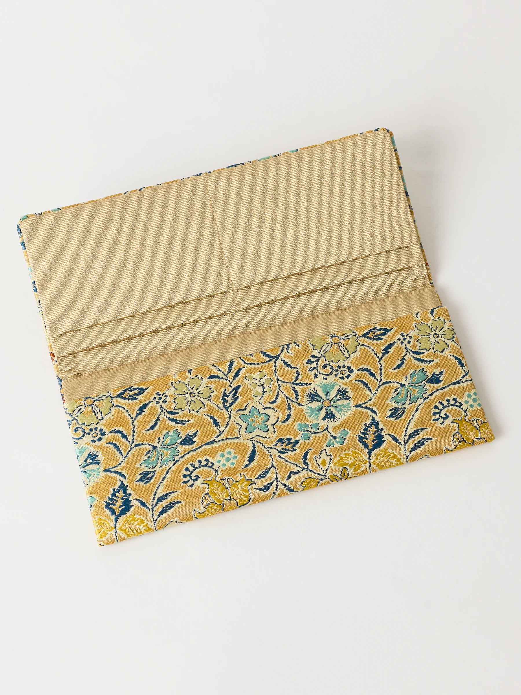 Gold Bundai Silk Brocade Wallet - Image 3