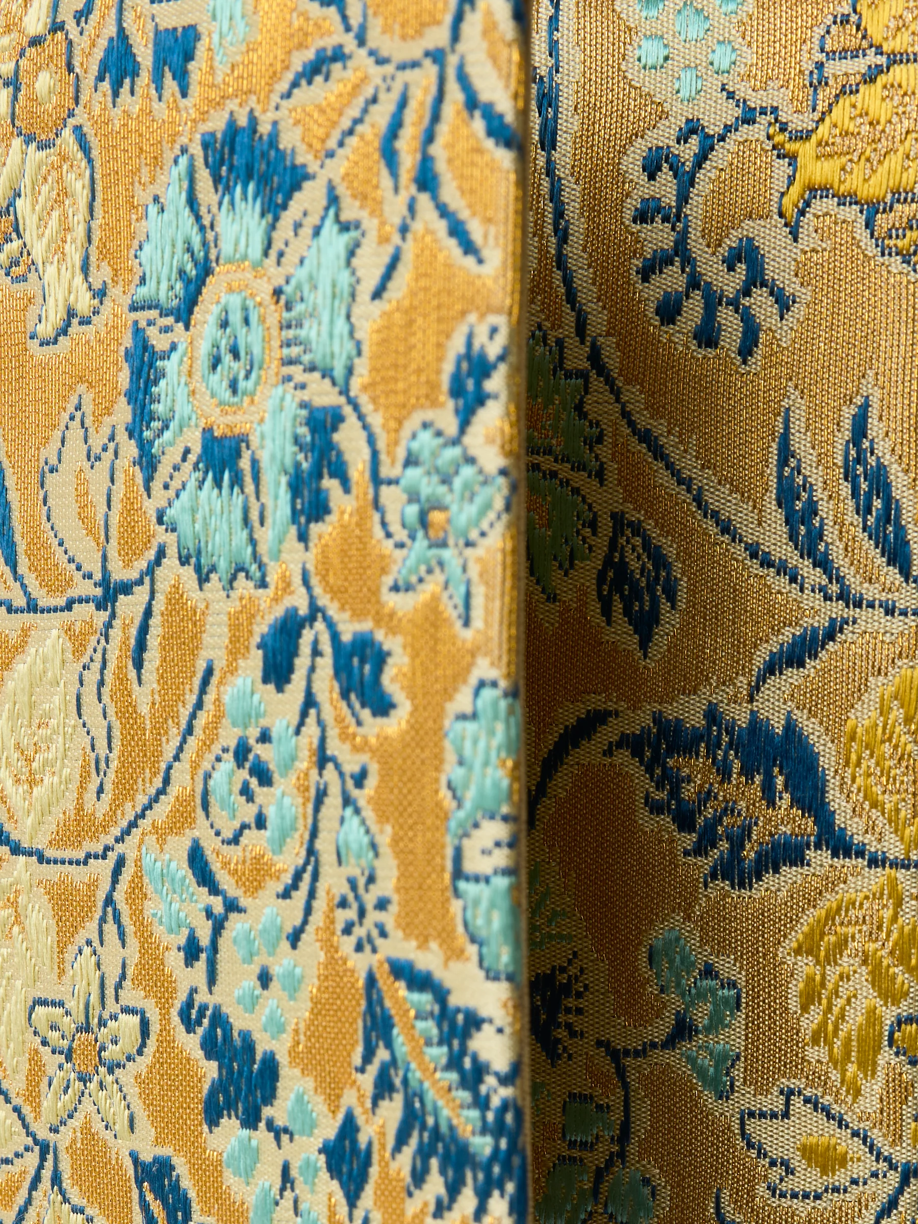Gold Bundai Silk Brocade Wallet - Image 5