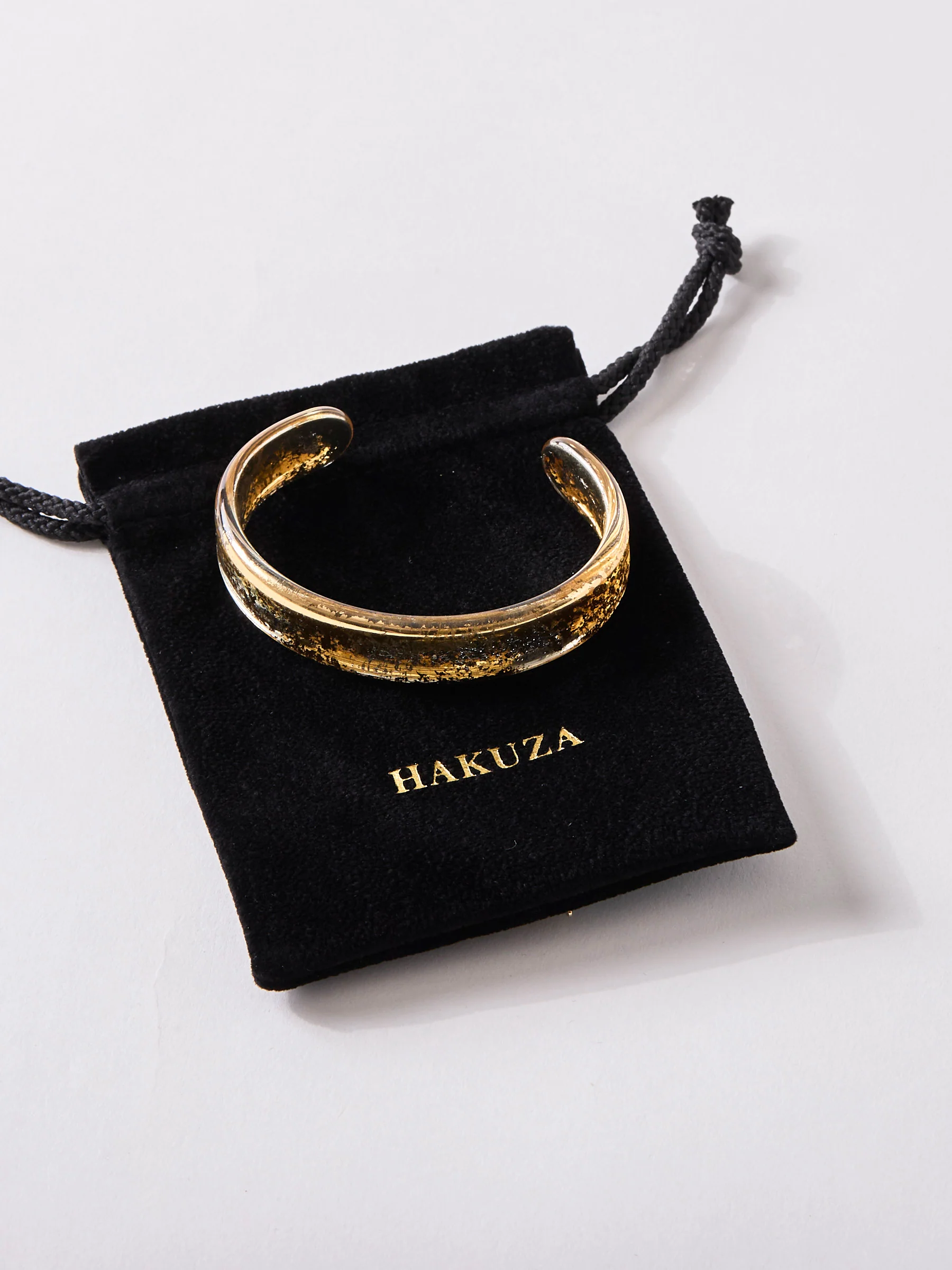 Gold Leaf Bangle by Hakuza - Image 6