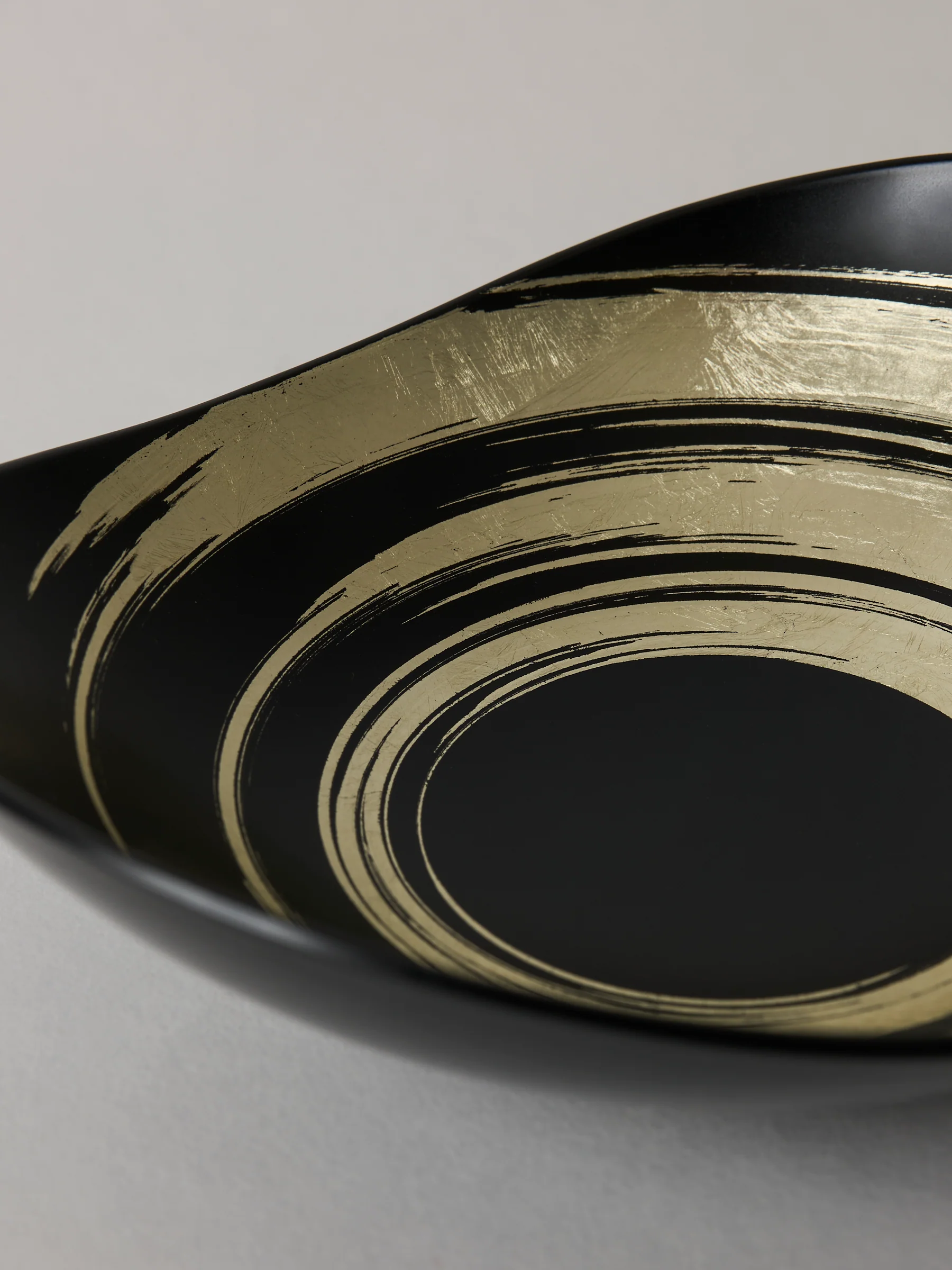 Gold Leaf Lacquer Bowl Set by Hakuza - Image 5