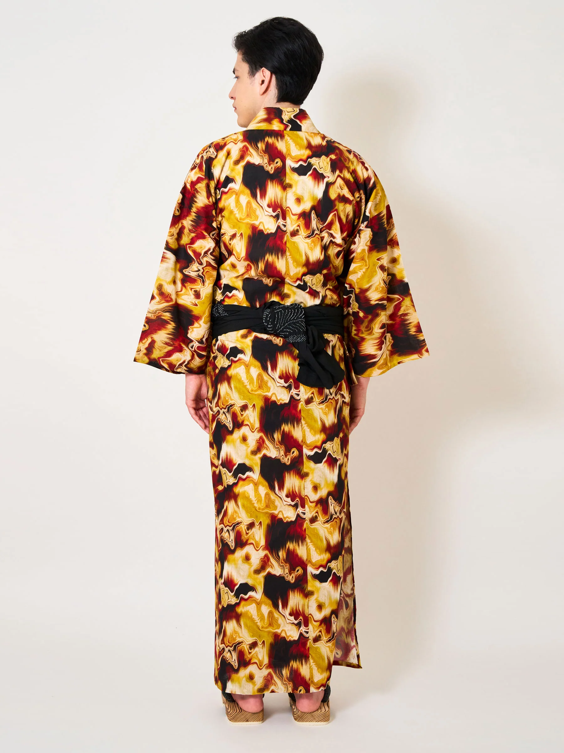 Gold Marble Men’s Yukata - Image 4