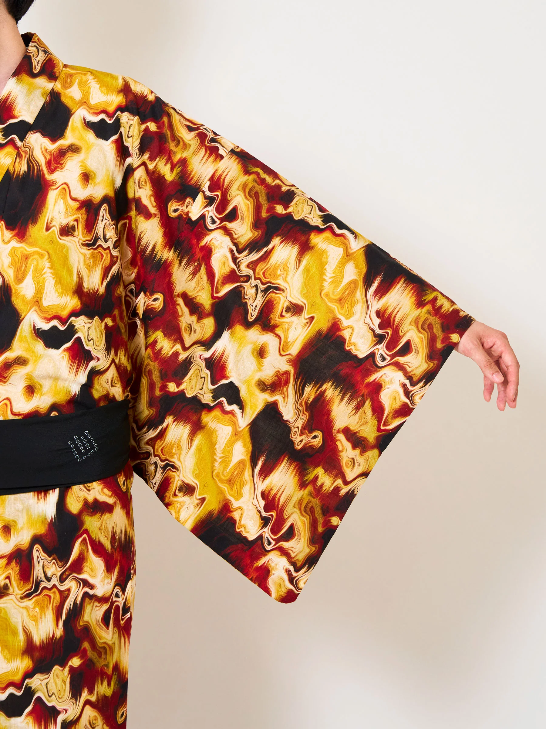 Gold Marble Men’s Yukata - Image 7