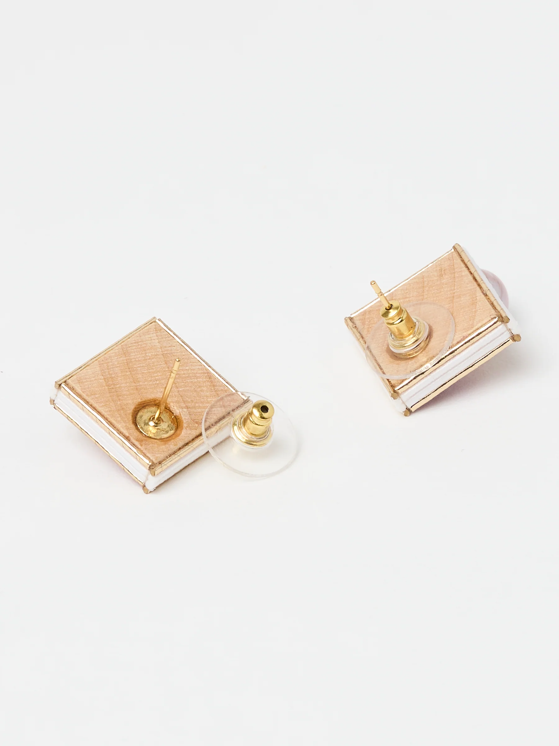 Mizuhiki Pink Pearl Earrings - Image 4