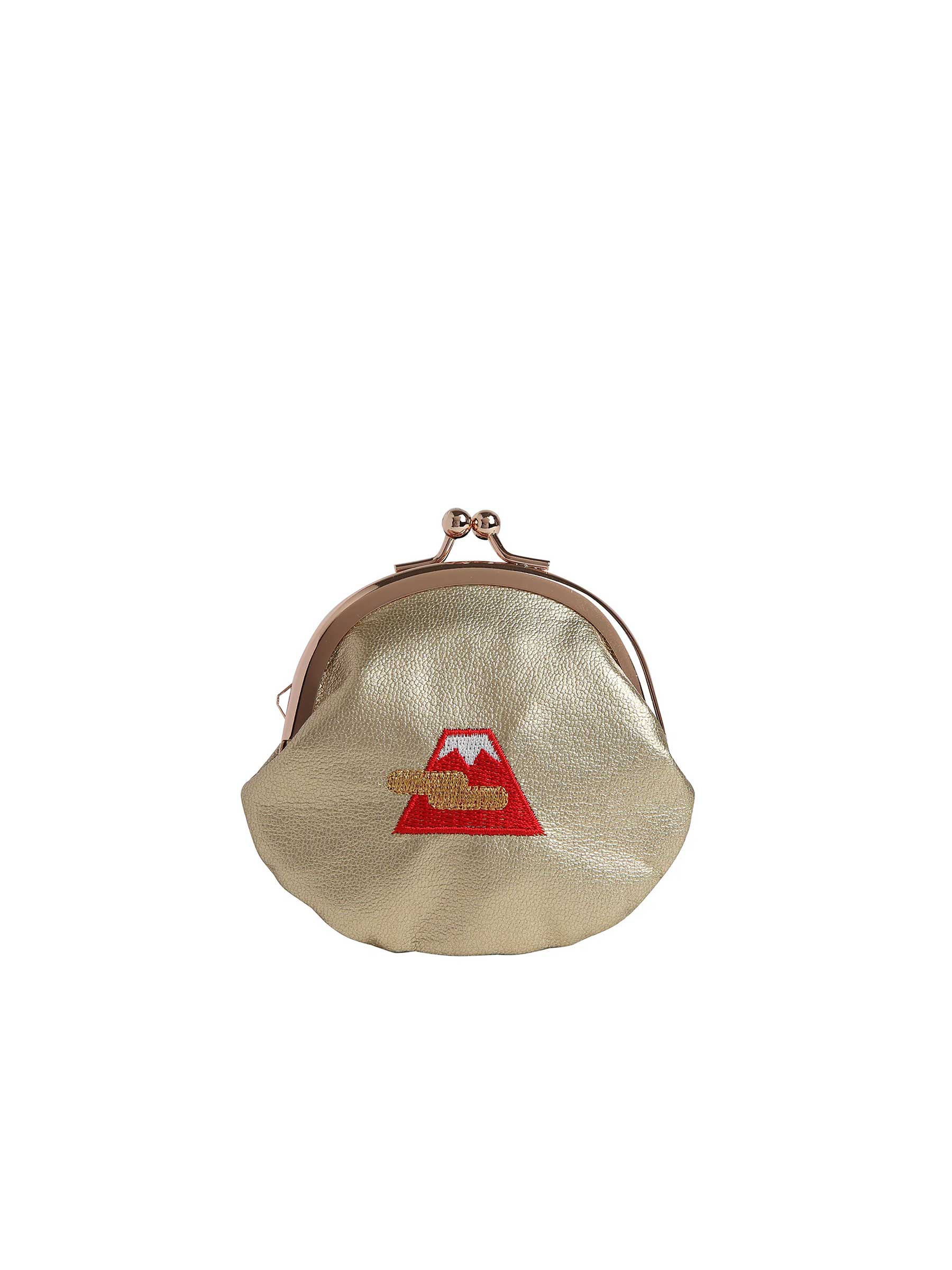Golden Fuji Mini Coin Purse