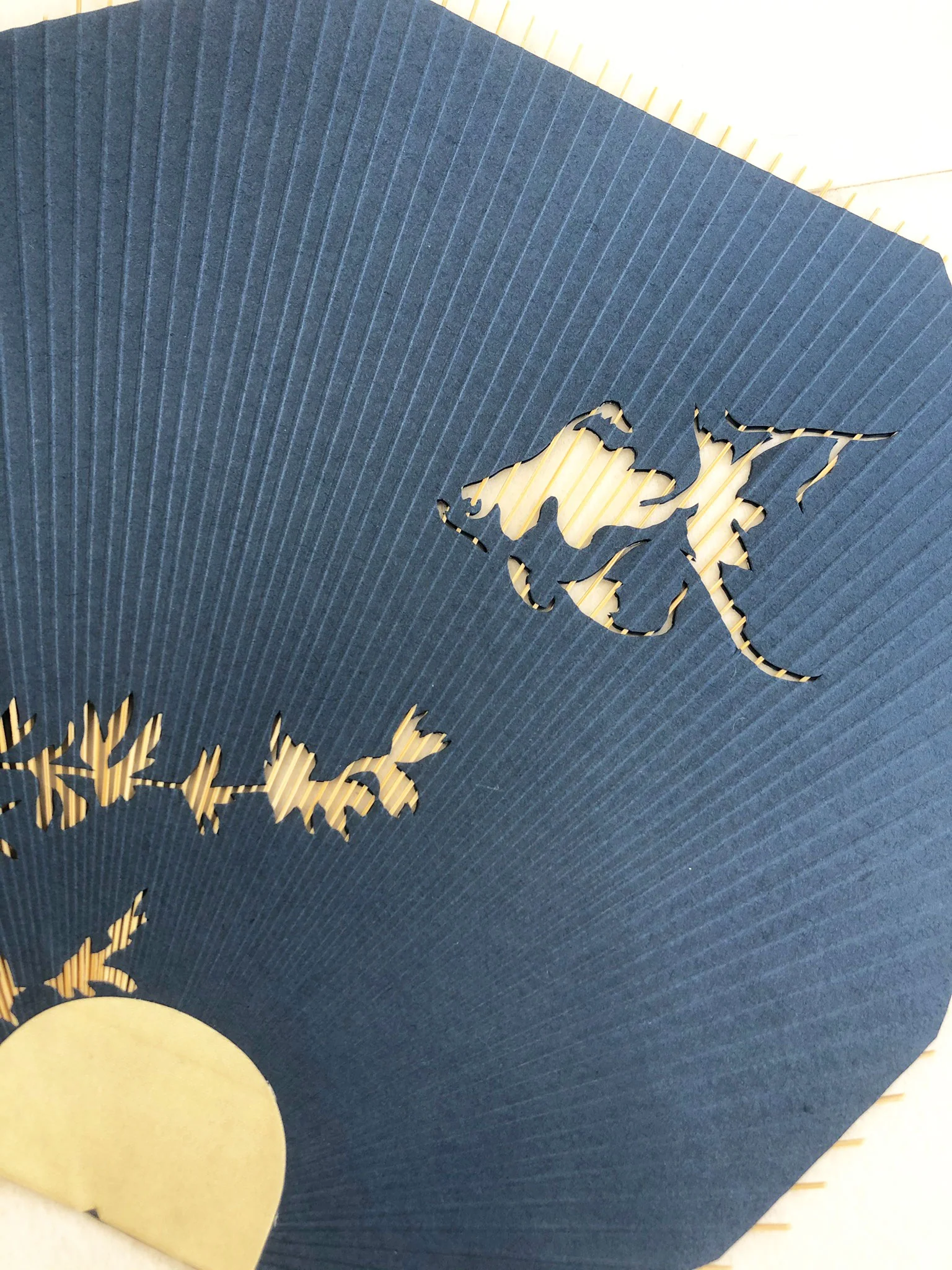 Goldfish Kyoto Uchiwa Fan - Image 9