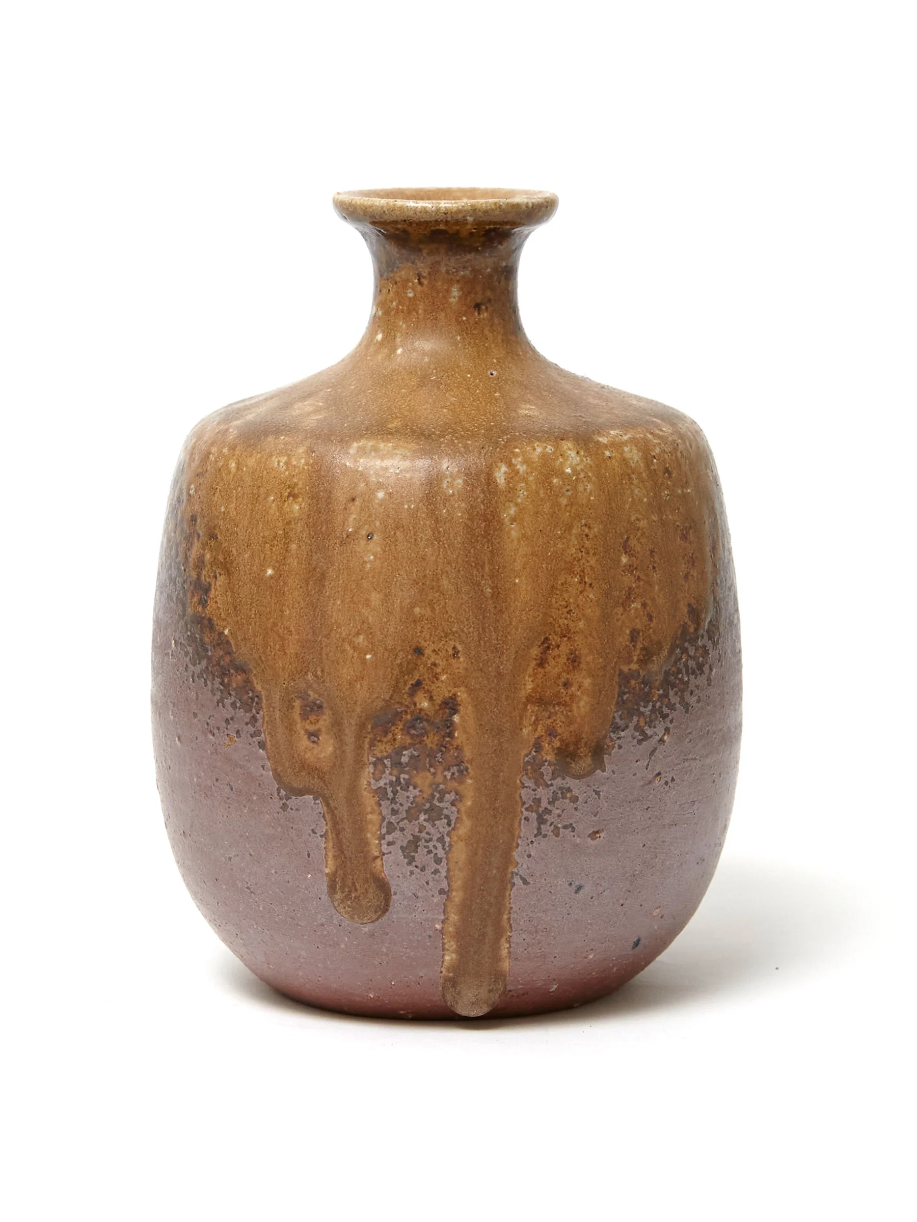 Goma Bizen Ware Japanese Sake Set by Hozan - Image 4