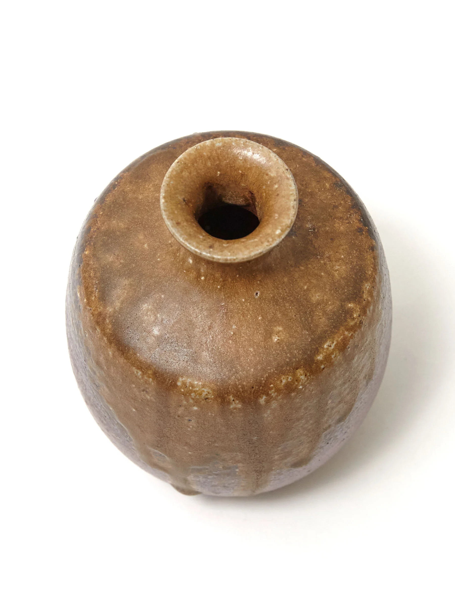 Goma Bizen Ware Japanese Sake Set by Hozan - Image 5