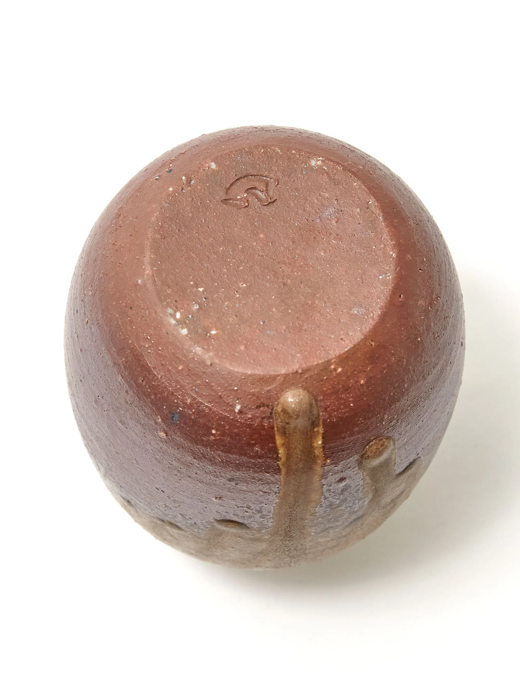Goma Bizen Ware Japanese Sake Set by Hozan - Image 6