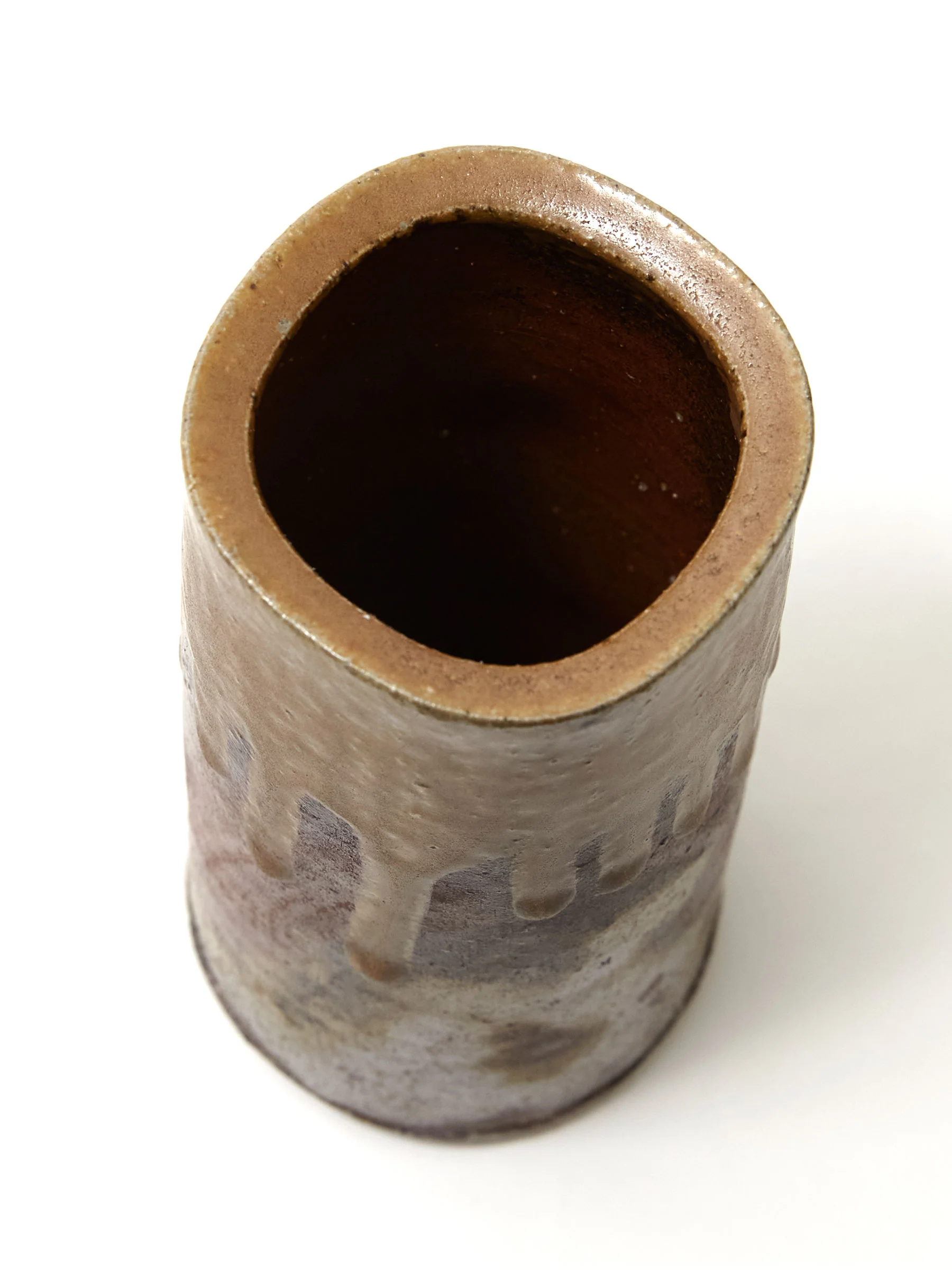 Goma Bizen Ware Japanese Vase by Hozan - Image 5