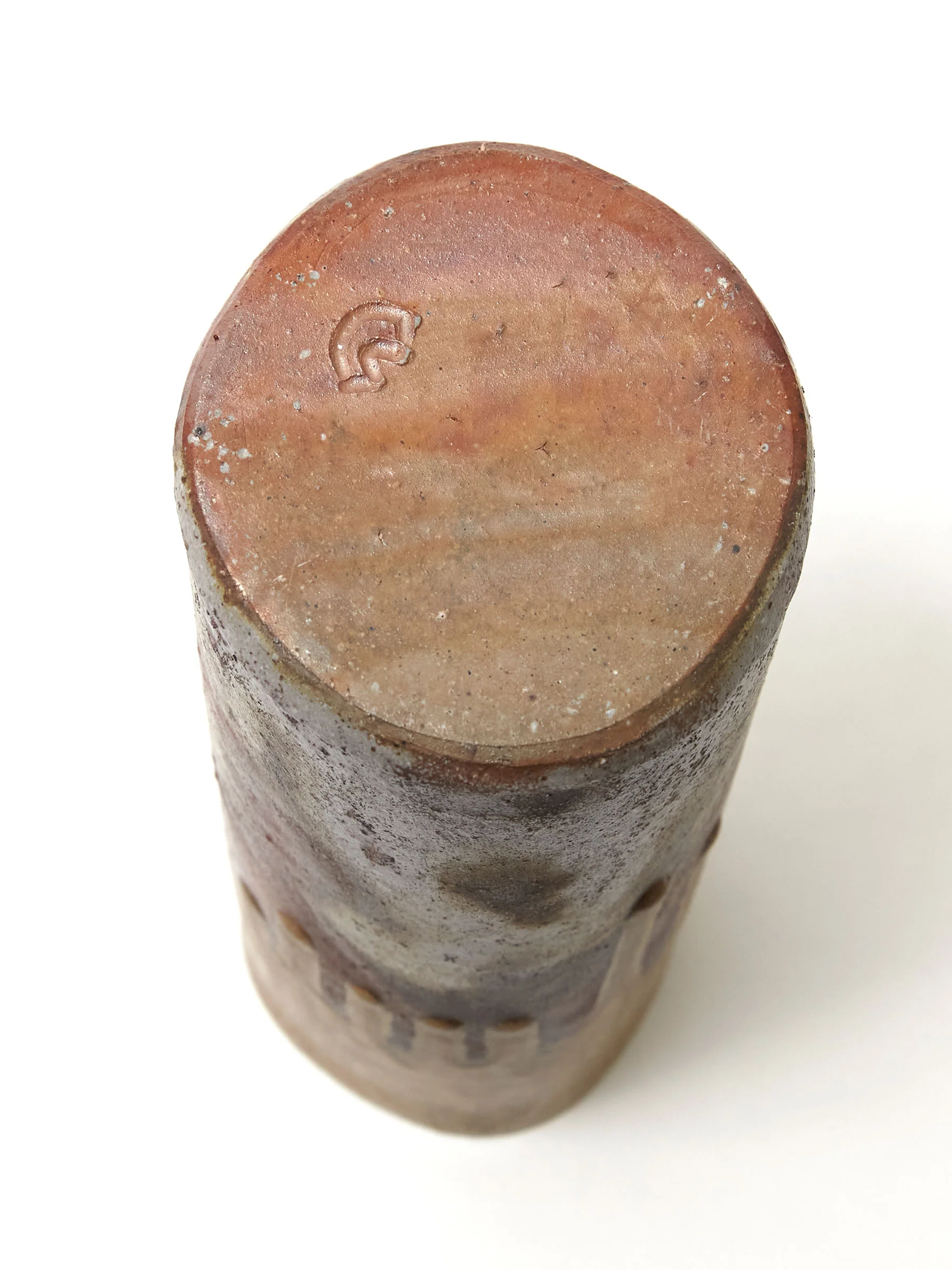 Goma Bizen Ware Japanese Vase by Hozan - Image 6