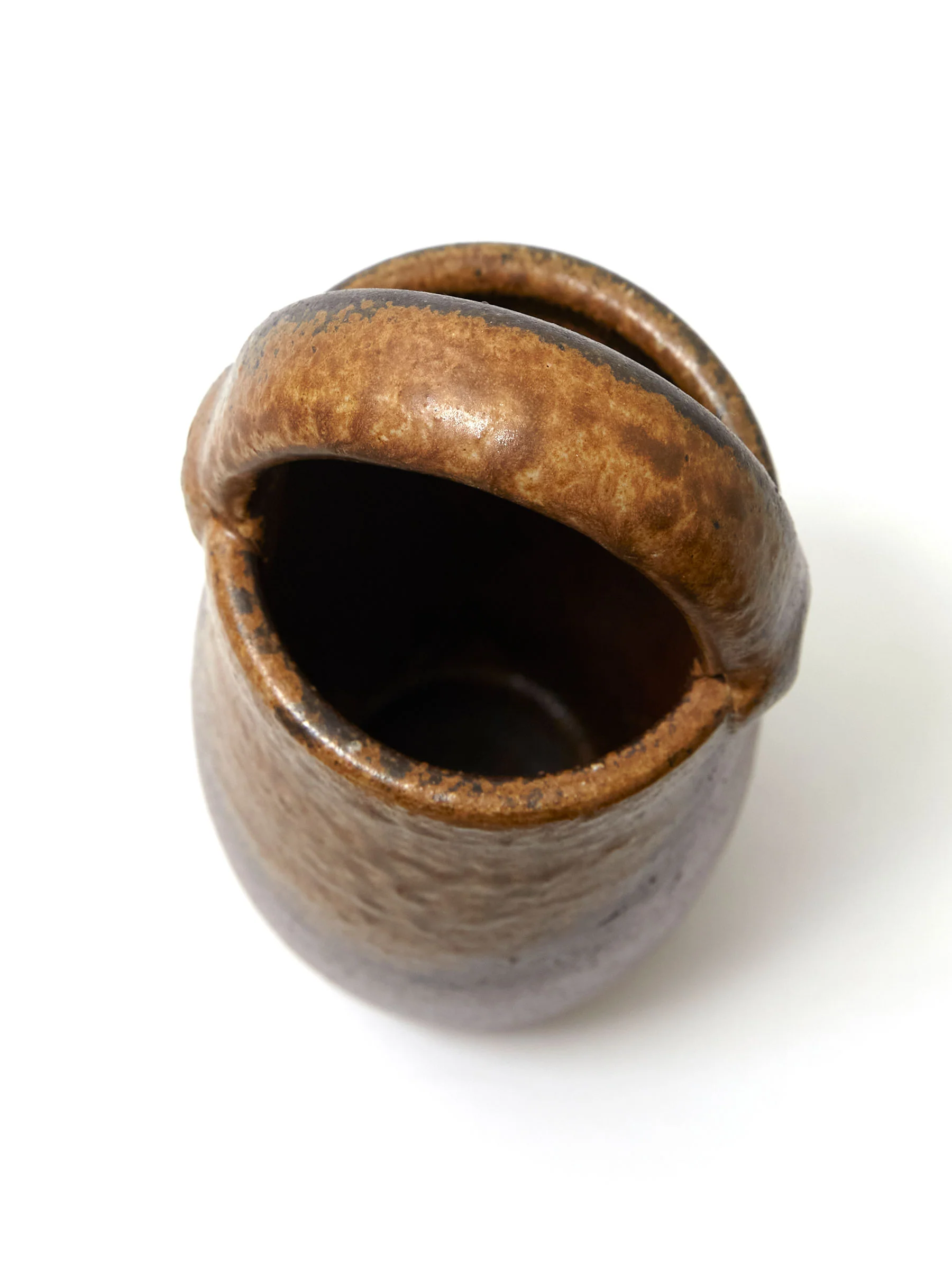 Bizen Ware Japanese Vase with Handle by Hozan - Image 6