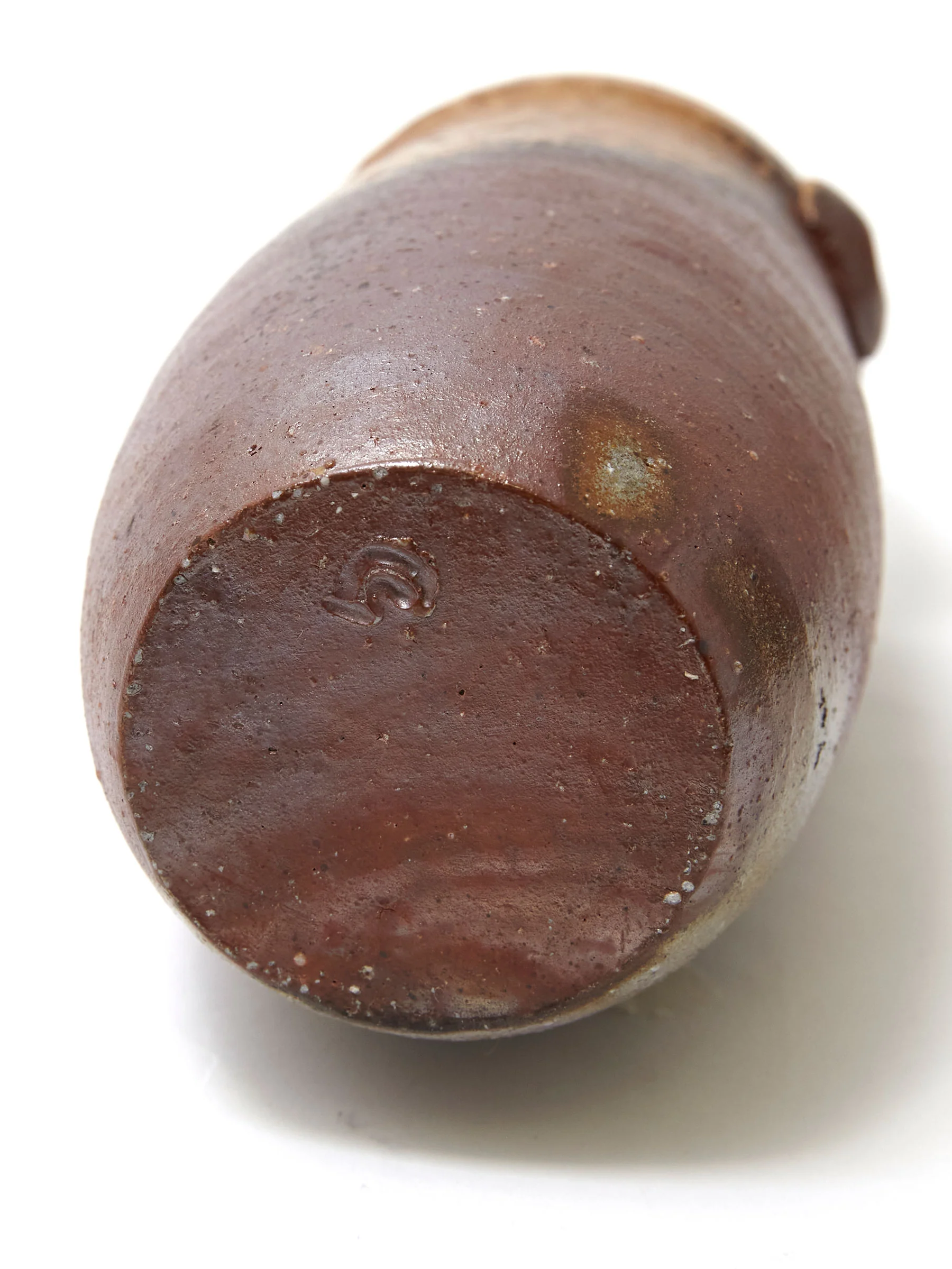 Bizen Ware Japanese Vase with Handle by Hozan - Image 7