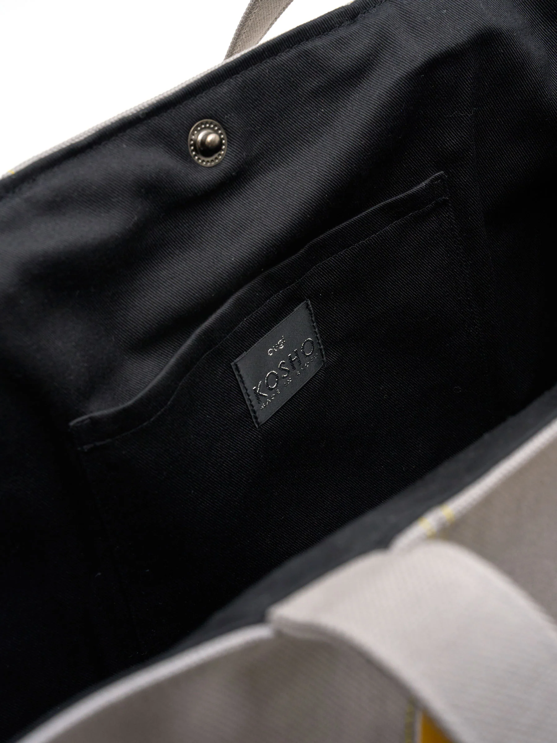 Gray Ougi Cotton-Canvas Tote - Image 6