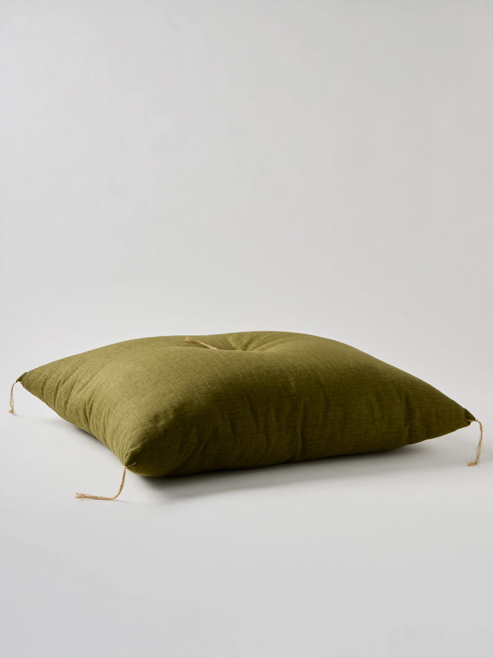 Zafu & Zabuton Meditation Cushions Set – Asanoha Green - Image 10