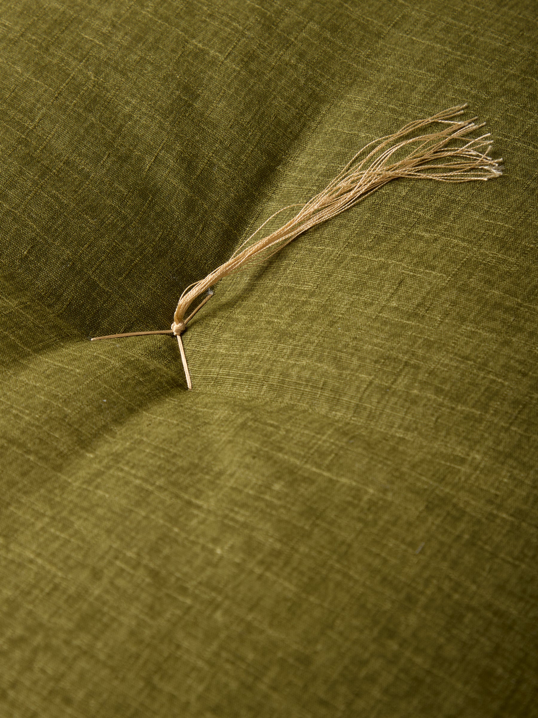 Zafu & Zabuton Meditation Cushions Set – Asanoha Green - Image 11