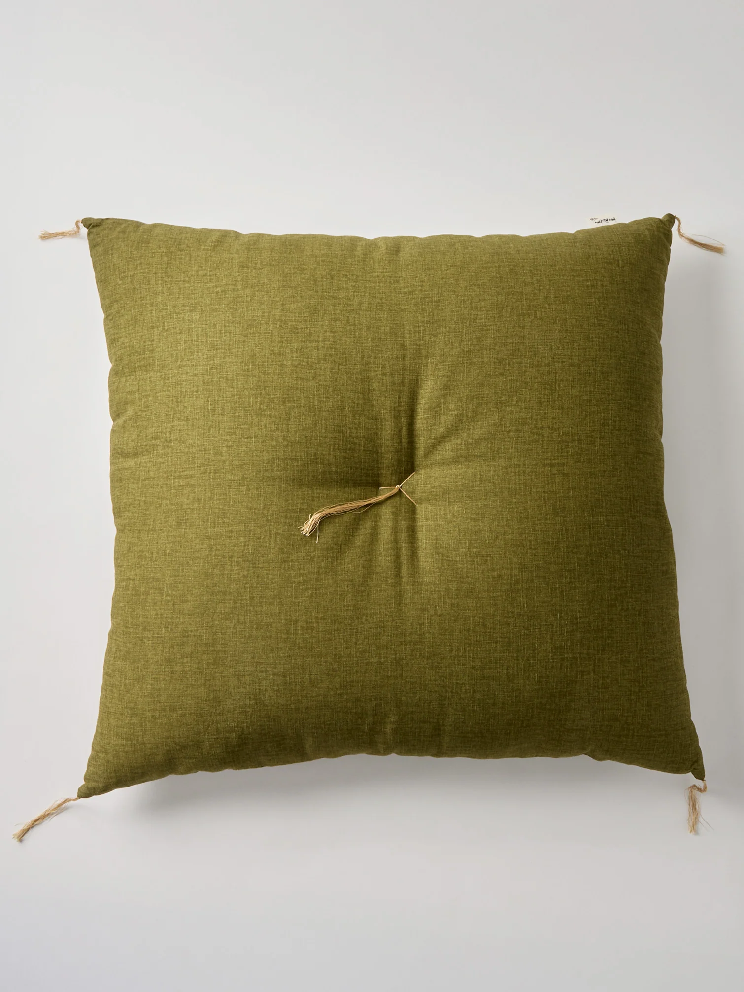Zafu & Zabuton Meditation Cushions Set – Asanoha Green - Image 9