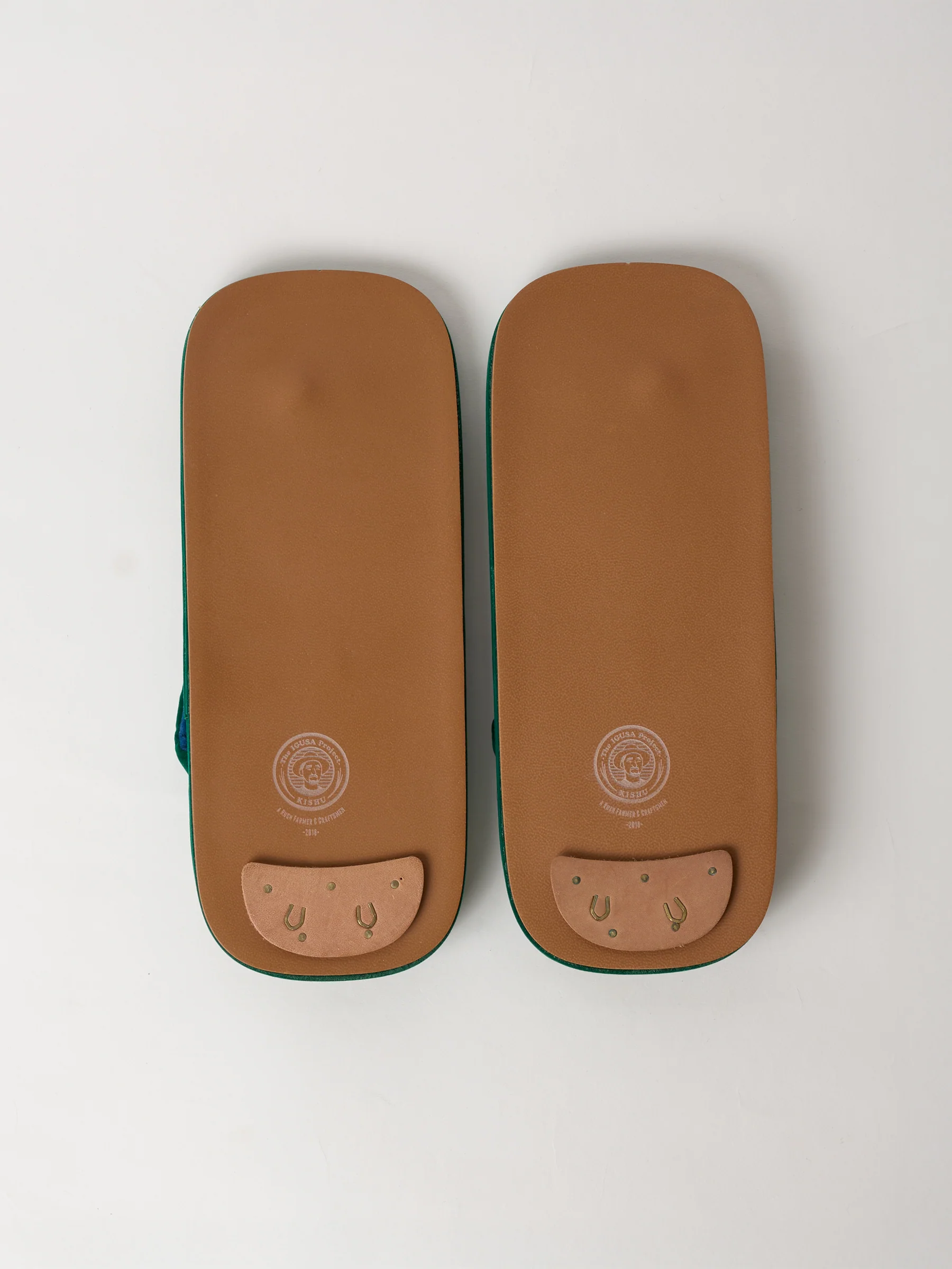 Green Tatami Rush Grass Men’s Setta Sandals - Image 5