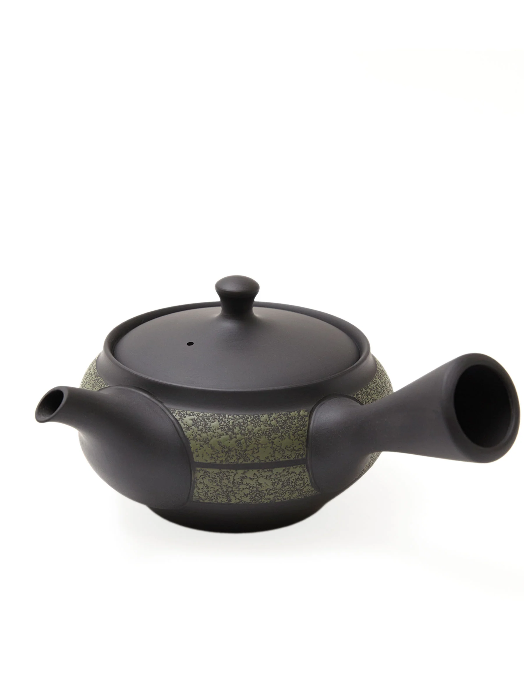 Green Tokoname Japanese Teapot Set by Ukou (12oz/360ml) - Image 3