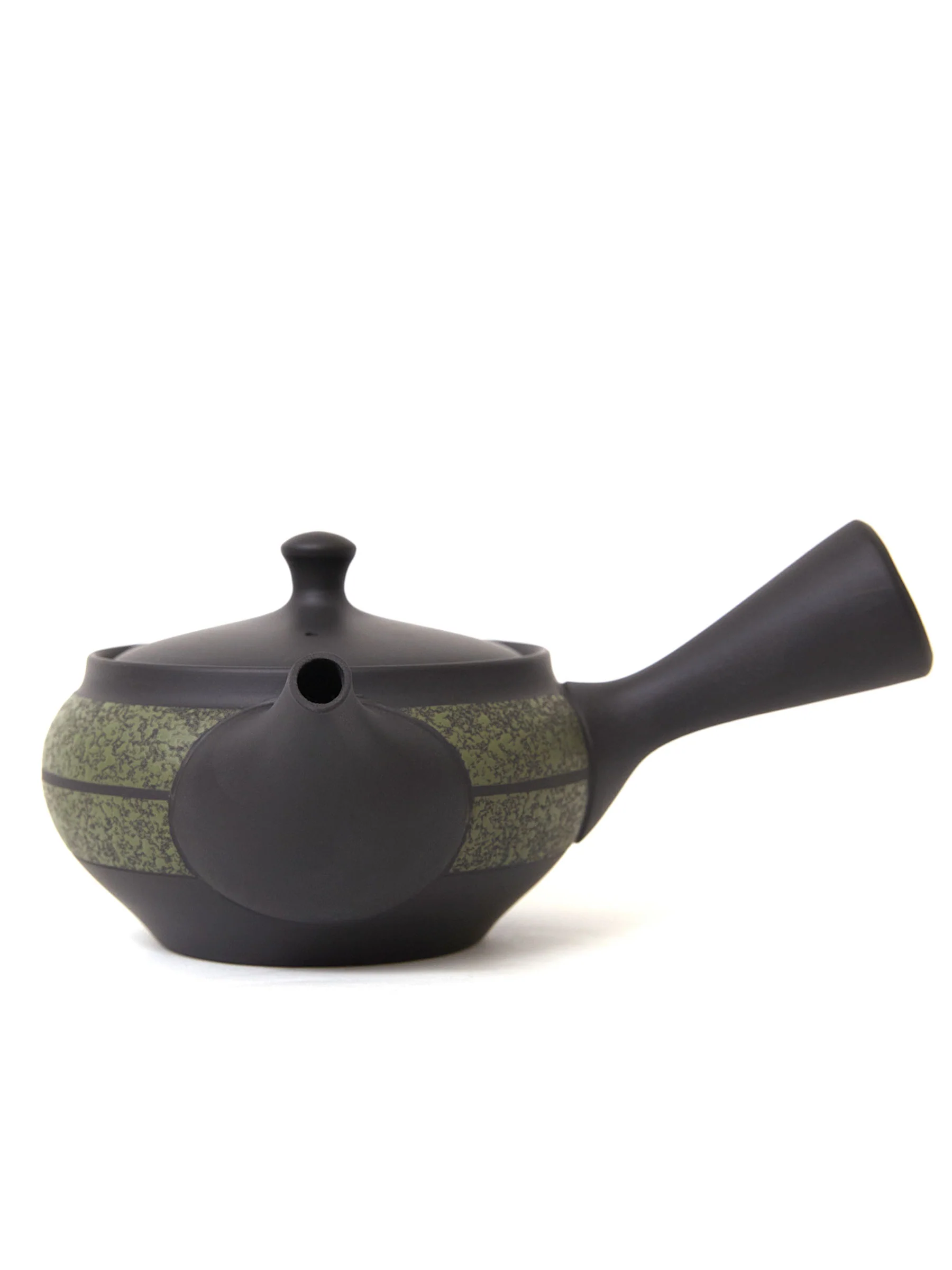 Green Tokoname Japanese Teapot Set by Ukou (12oz/360ml) - Image 5
