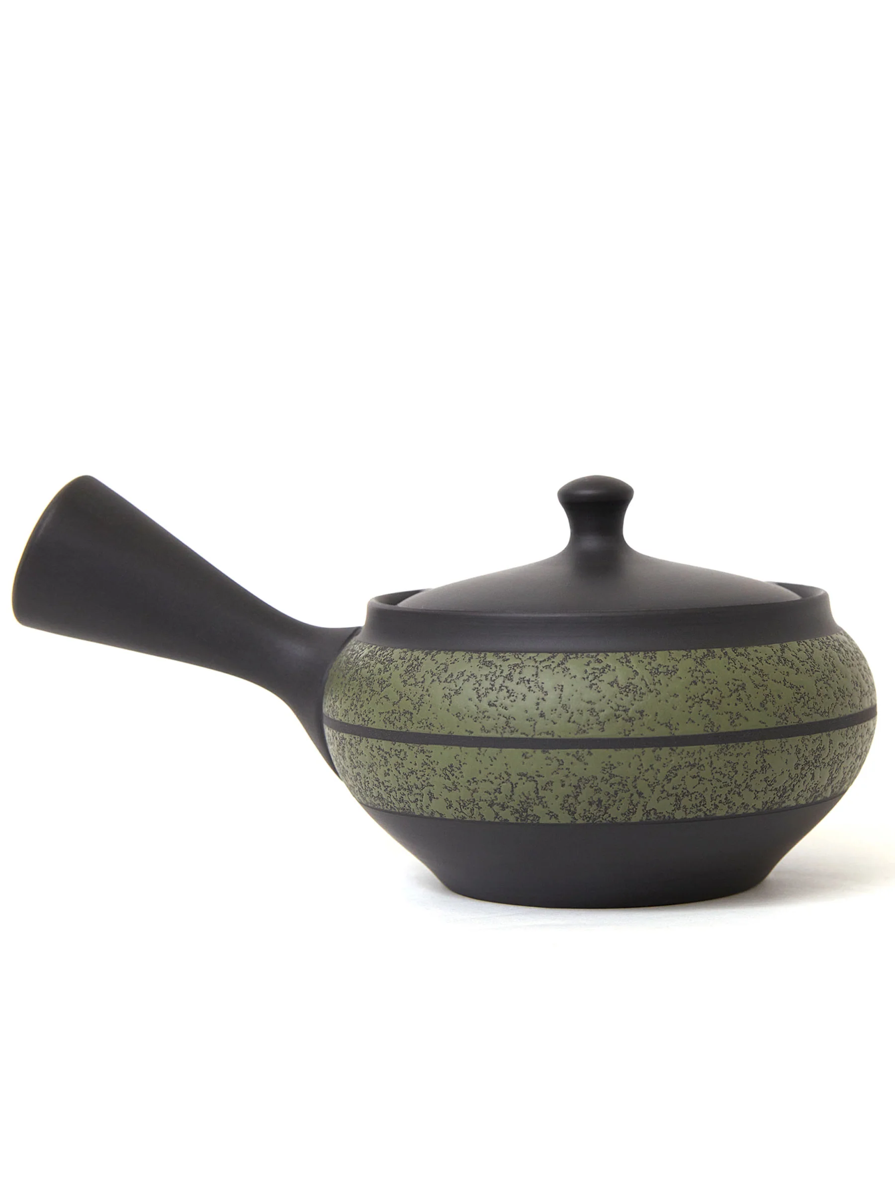 Green Tokoname Japanese Teapot Set by Ukou (12oz/360ml) - Image 6