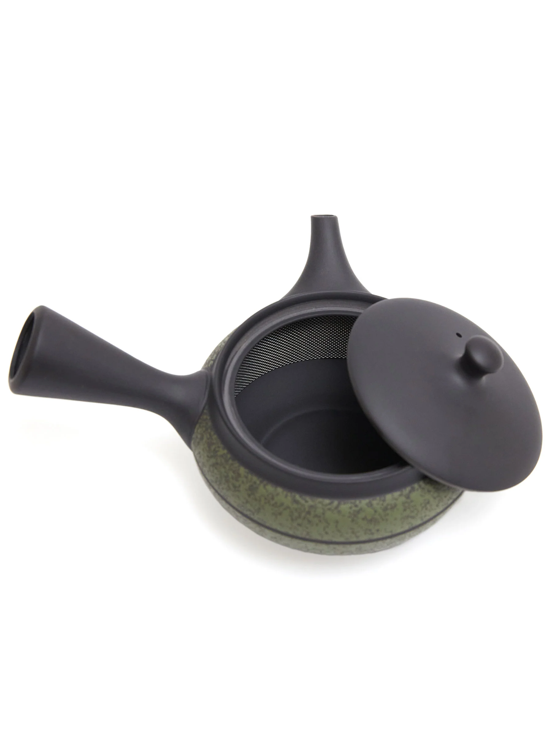 Green Tokoname Japanese Teapot Set by Ukou (12oz/360ml) - Image 8