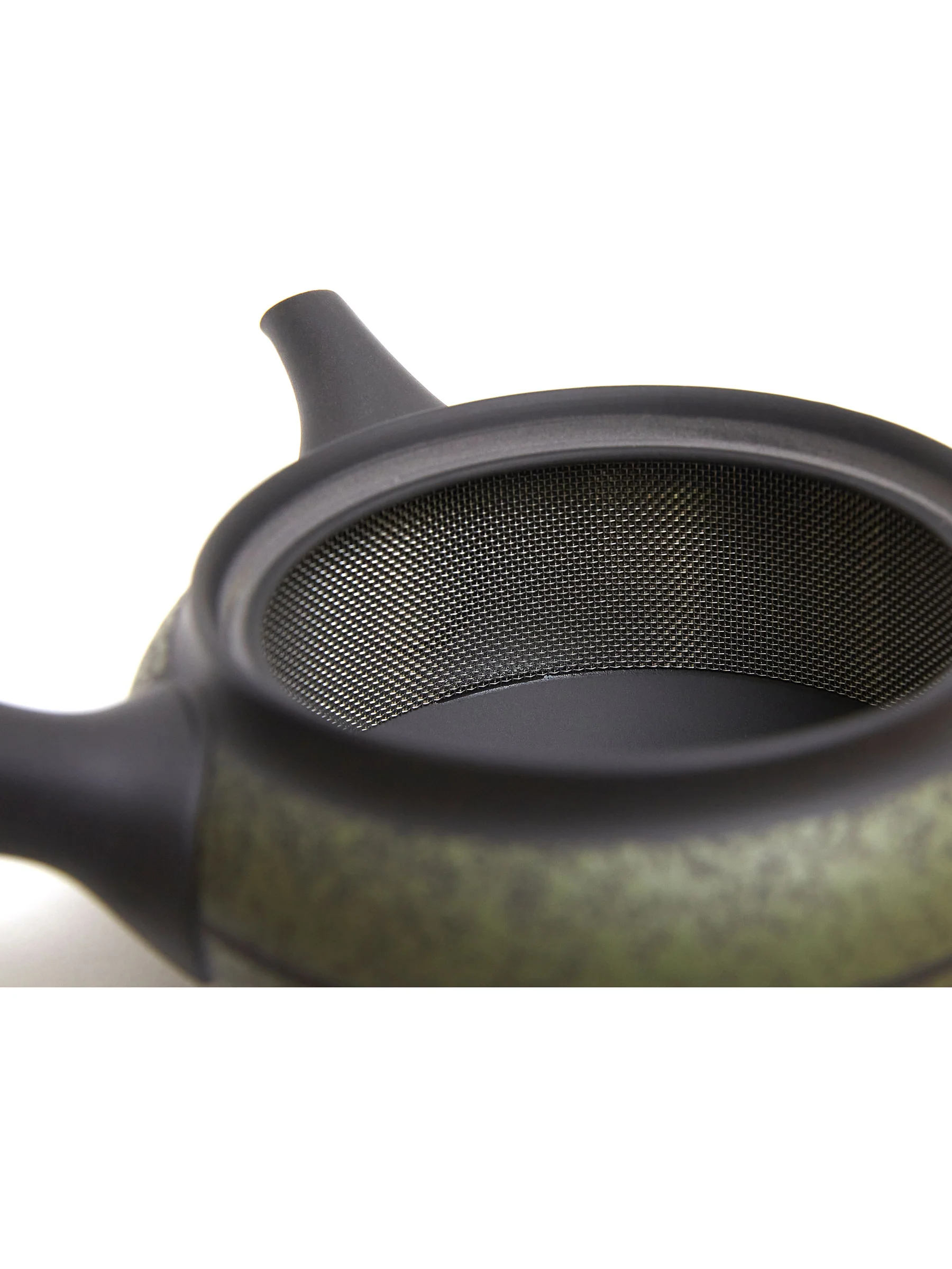 Green Tokoname Japanese Teapot Set by Ukou (12oz/360ml) - Image 9