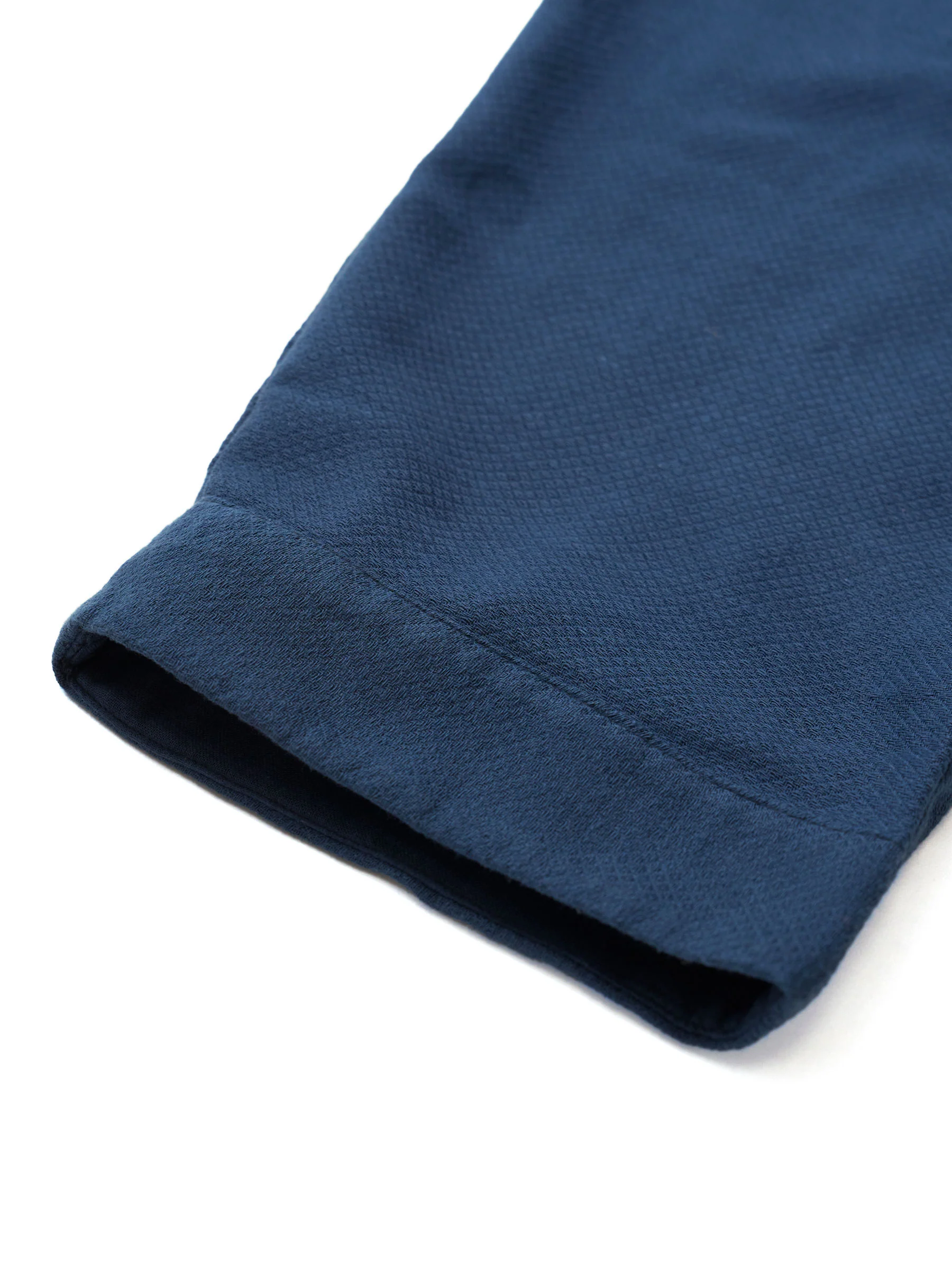 Heritage-Cut Cotton Gauze Samue Pajama Set in Indigo - Image 8