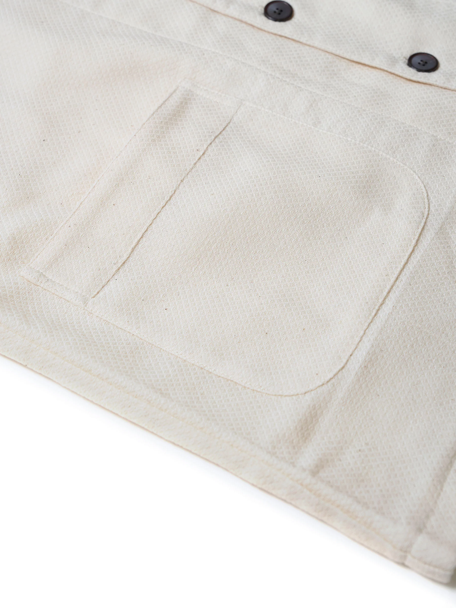 Heritage-Cut Cotton Gauze Samue Pajama Set in Ivory - Image 7