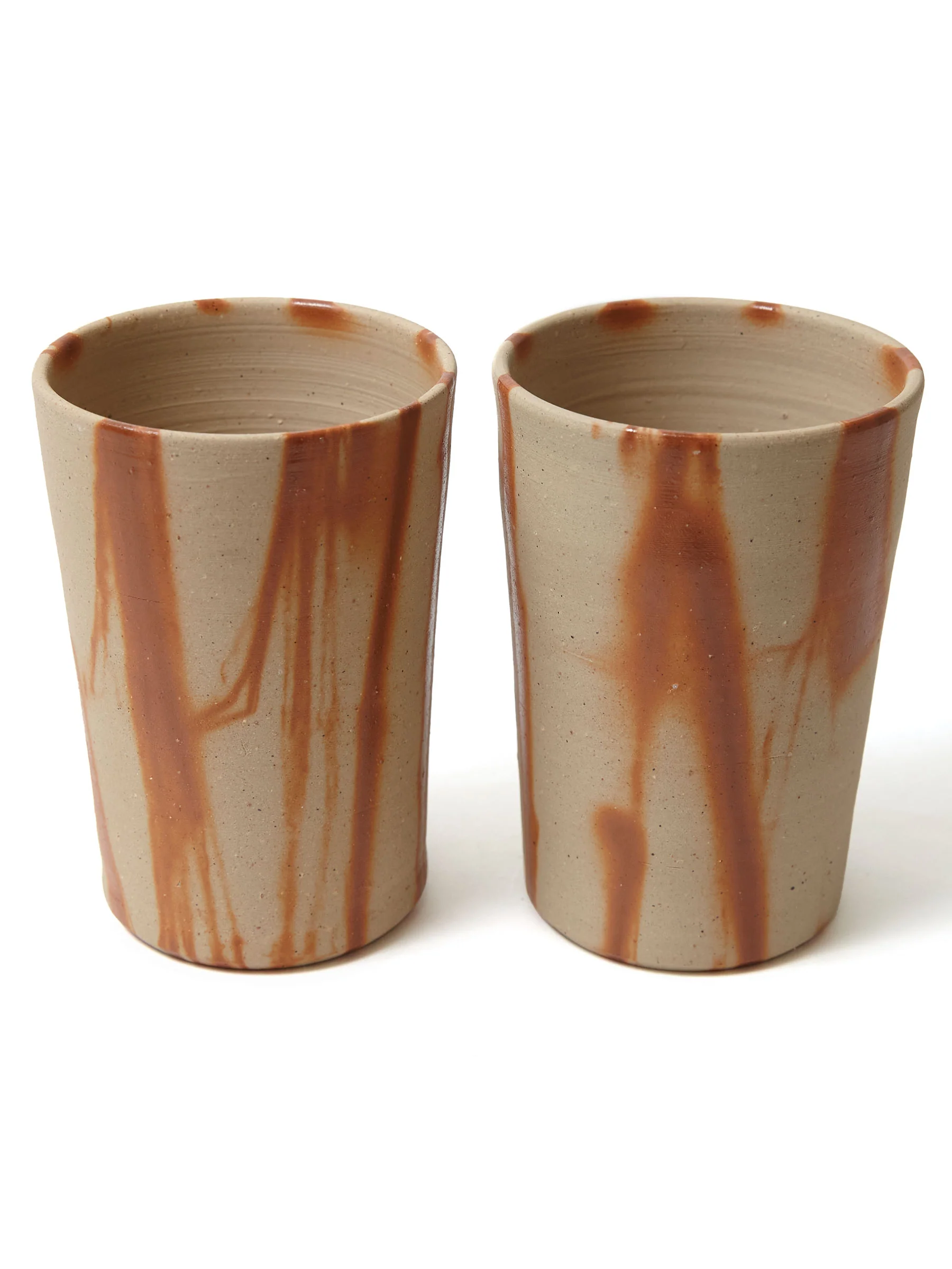 Hidasuki Bizen Ware Beer Mug Set by Hozan (11 fl.oz/320ml) - Image 3