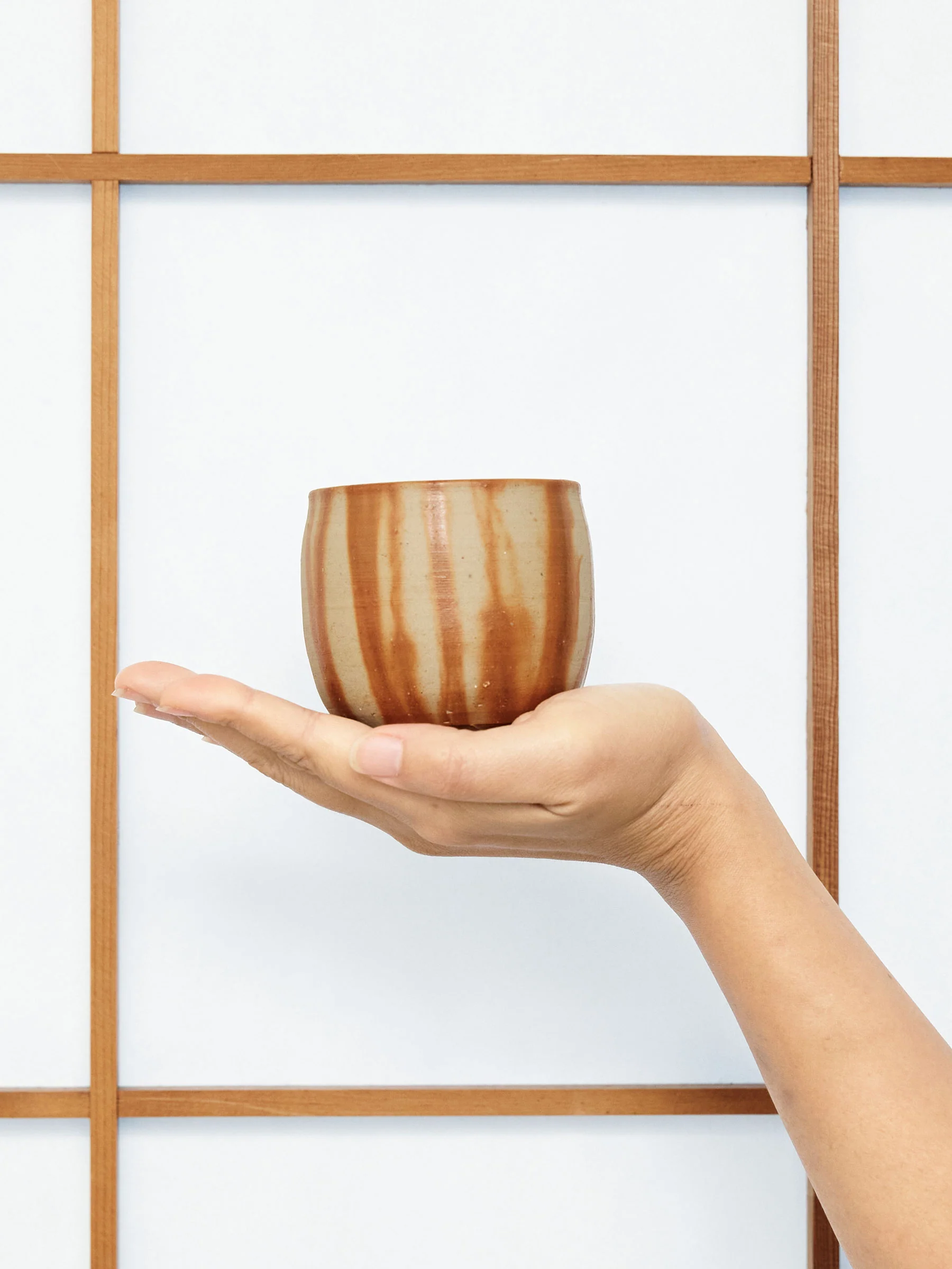 Hidasuki Bizen Ware Yunomi Teacup Set by Hozan (7½ fl.oz/220ml) - Image 7