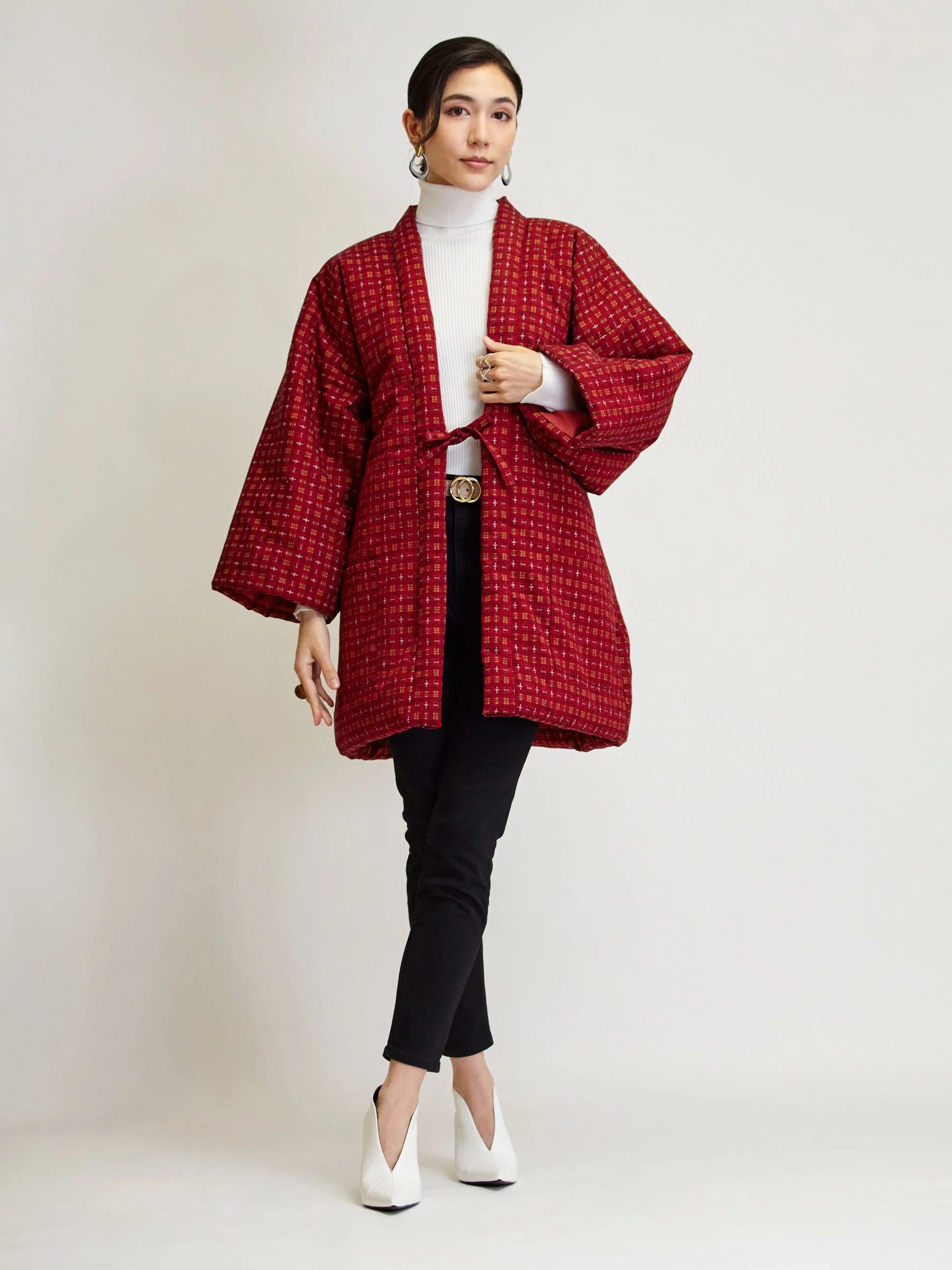 Igeta Red Hanten Padded Jacket - Image 3